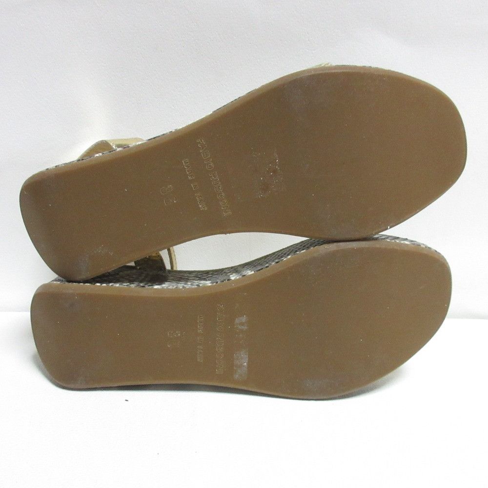 Other Other FABIO RUSCONI × Odette e Odile Platform Sandals Leather Shoes DUTY FREE for USA Size ONE SIZE - 5 Thumbnail