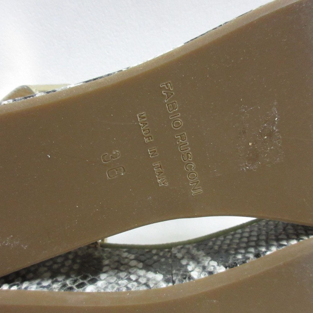 Other Other FABIO RUSCONI × Odette e Odile Platform Sandals Leather Shoes DUTY FREE for USA Size ONE SIZE - 6 Thumbnail