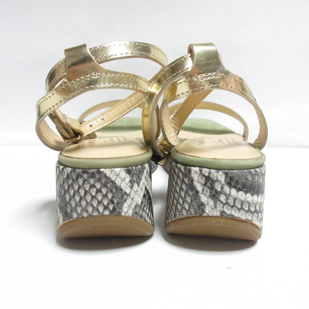 Other Other FABIO RUSCONI × Odette e Odile Platform Sandals Leather Shoes DUTY FREE for USA Size ONE SIZE - 4 Thumbnail