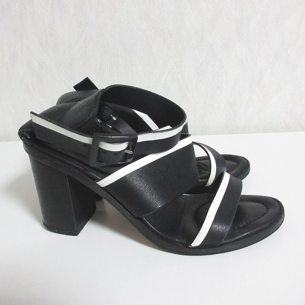 Other Other MAX&Co. Leather Chunky Heel Sandals Leather Shoes DUTY FREE for USA Size ONE SIZE - 2 Thumbnail