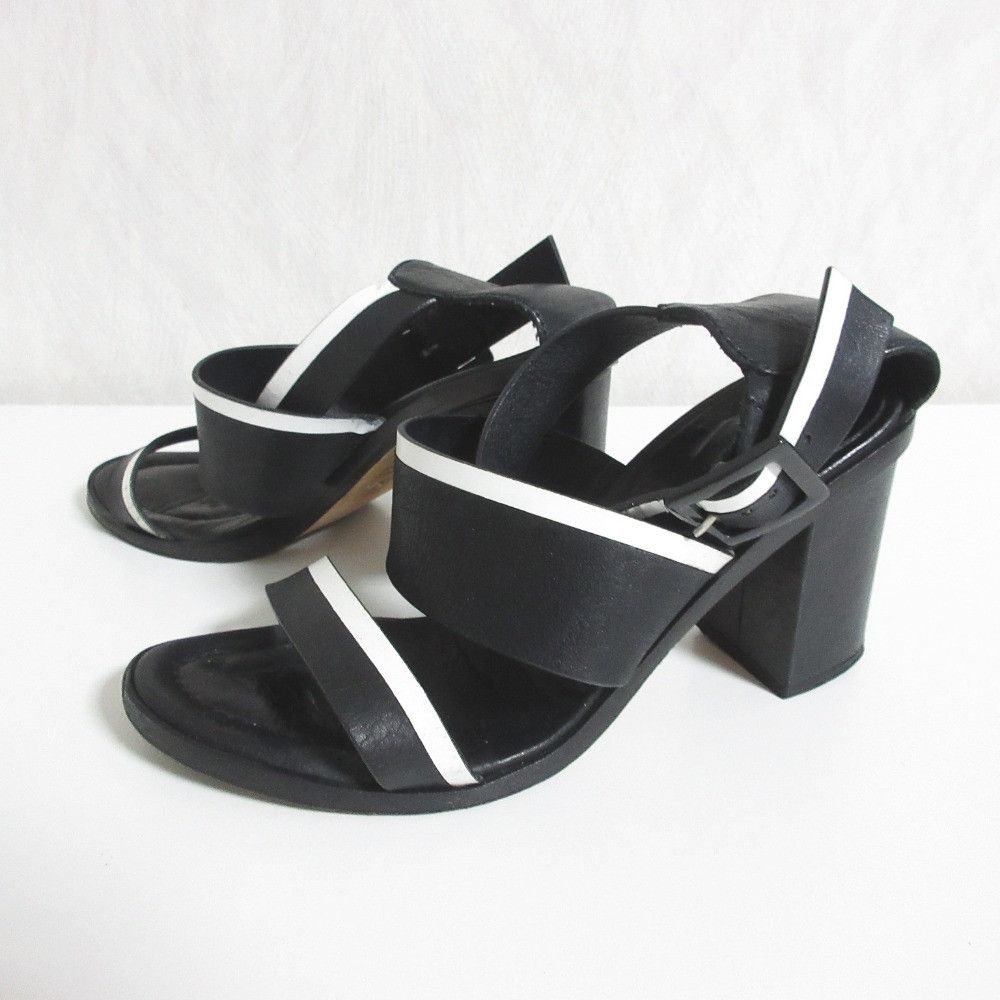 Other Other MAX&Co. Leather Chunky Heel Sandals Leather Shoes DUTY FREE for USA Size ONE SIZE - 4 Thumbnail