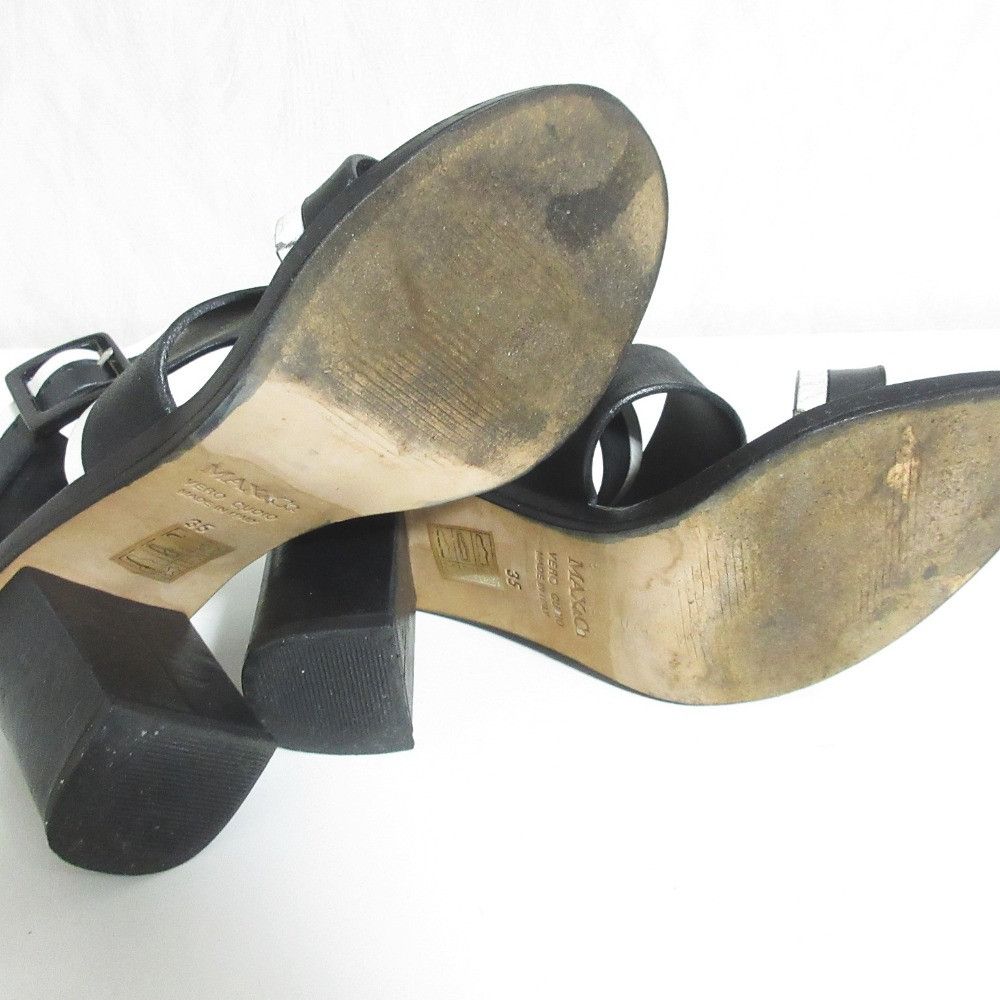 Other Other MAX&Co. Leather Chunky Heel Sandals Leather Shoes DUTY FREE for USA Size ONE SIZE - 6 Thumbnail