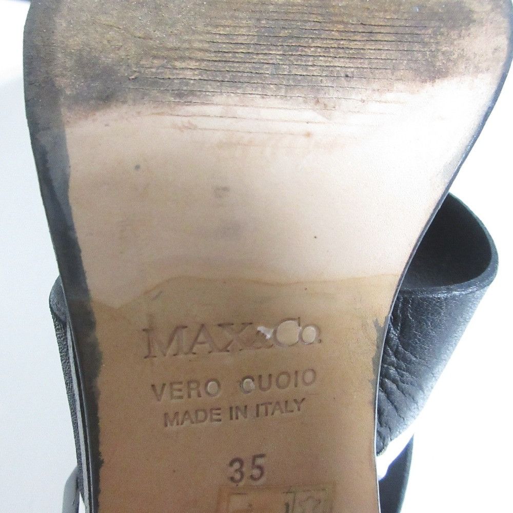 Other Other MAX&Co. Leather Chunky Heel Sandals Leather Shoes DUTY FREE for USA Size ONE SIZE - 7 Thumbnail