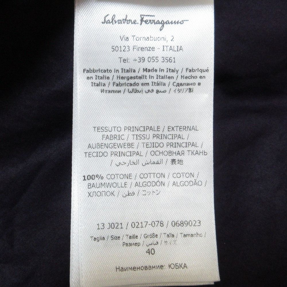 Salvatore Ferragamo Salvatore Ferragamo Salvatore Ferragamo Cotton Flare Skirt Cotton Skirts DUTY FREE for USA Size ONE SIZE - 11 Thumbnail