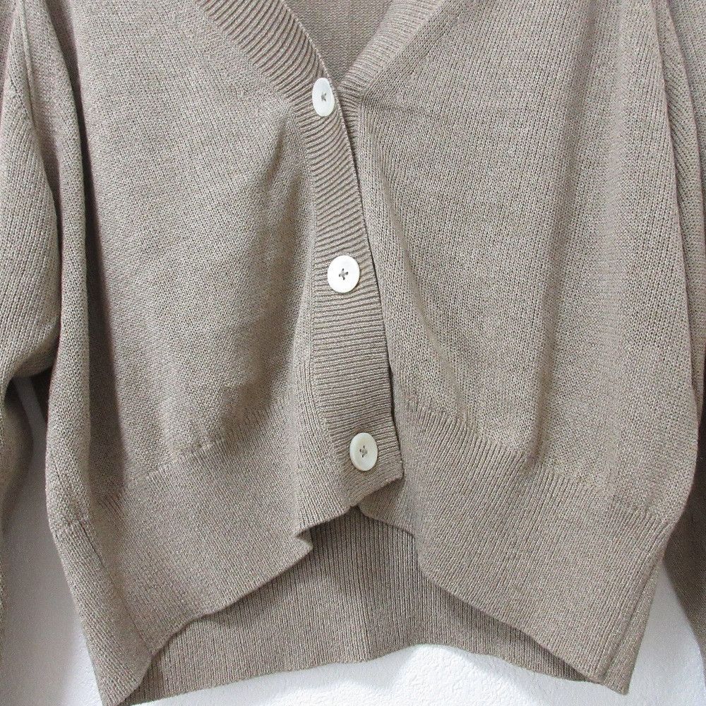 Other Other Jiyuku KRWRSM0551 Paper Blend Cardigan Natural Material Tops KRWRSM0551 DUTY FREE for USA Size ONE SIZE - 4 Thumbnail