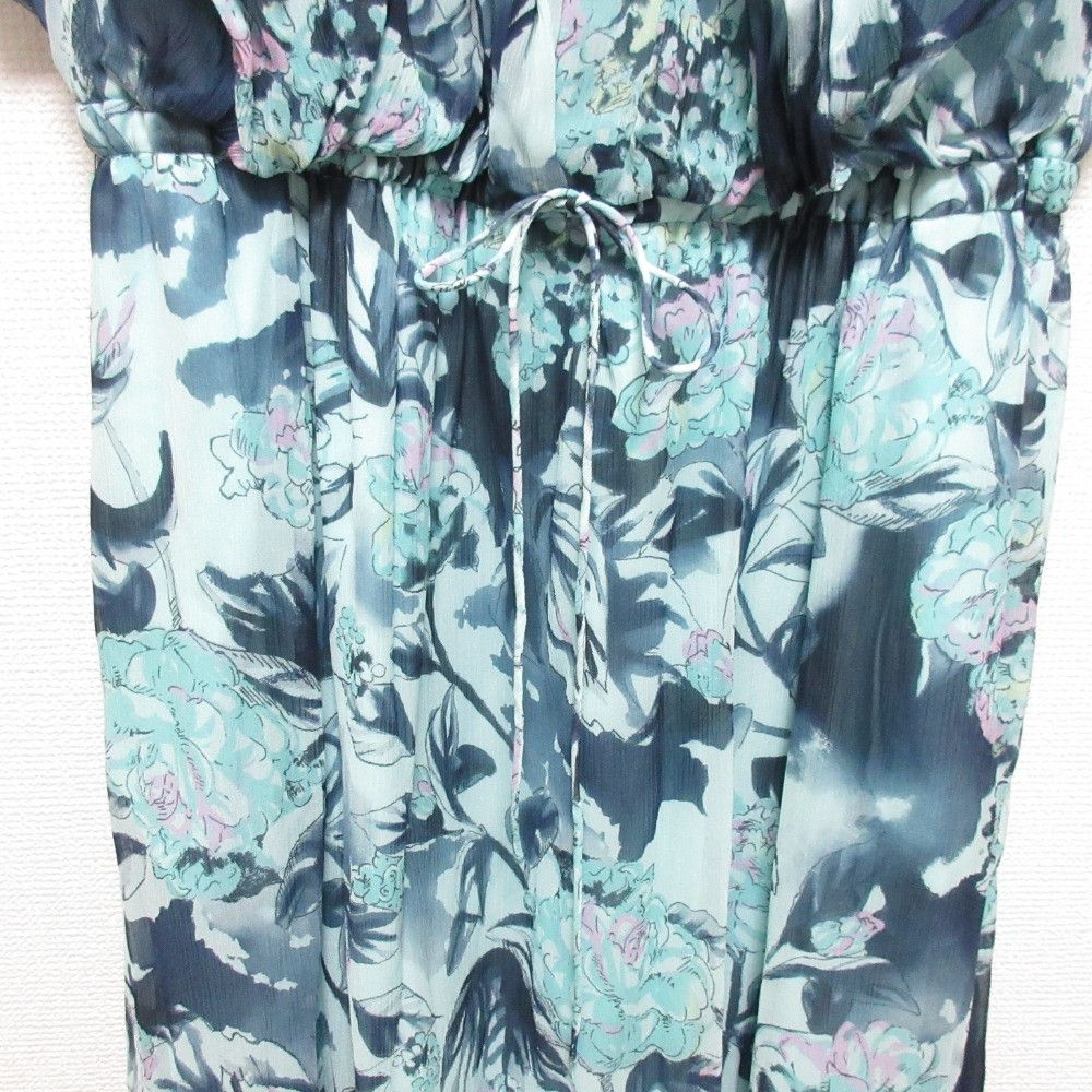 Other Other Drawer Silk Flower Print Dress Others Dresses DUTY FREE for USA Size ONE SIZE - 5 Thumbnail