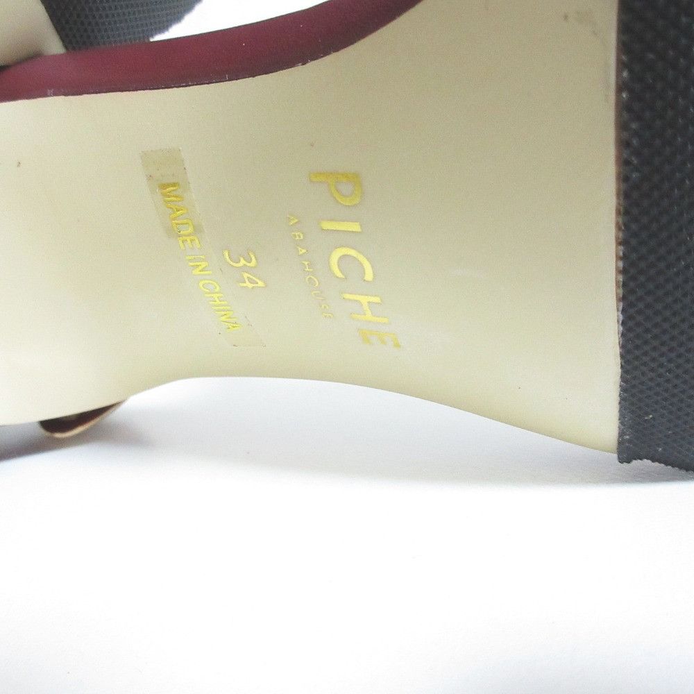 Other Other PICHE Abahouse Heel Sandals Leather Shoes DUTY FREE for USA Size ONE SIZE - 8 Thumbnail