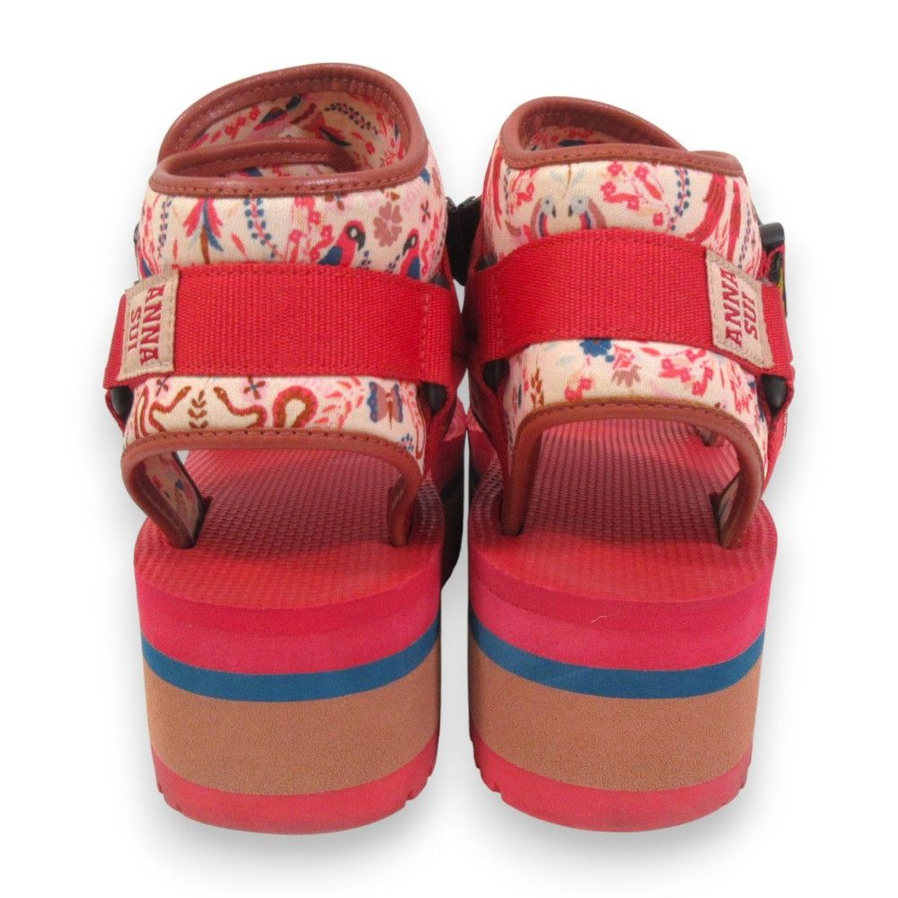Other Other ANNA SUI×Teva Indio Jewel Platform Sandals Leather Shoes DUTY FREE for USA Size ONE SIZE - 7 Thumbnail