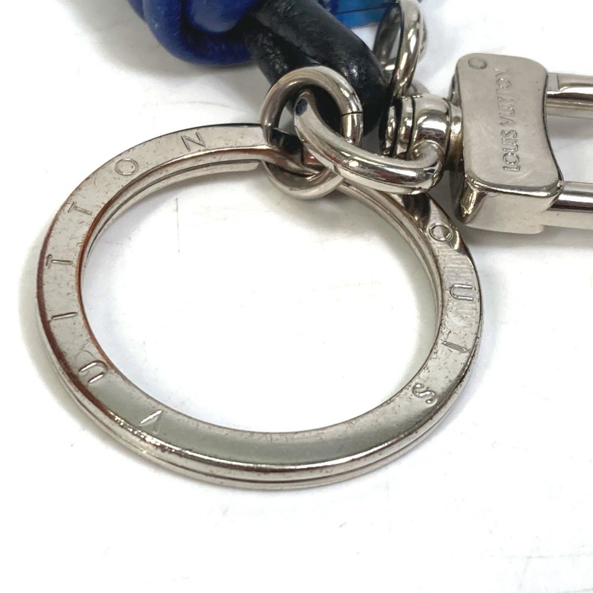 Louis Vuitton LOUIS VUITTON M61713 Porte-Clés Knot Lock Bag Charm Keychain Leather Men's Blue Size ONE SIZE - 6 Thumbnail
