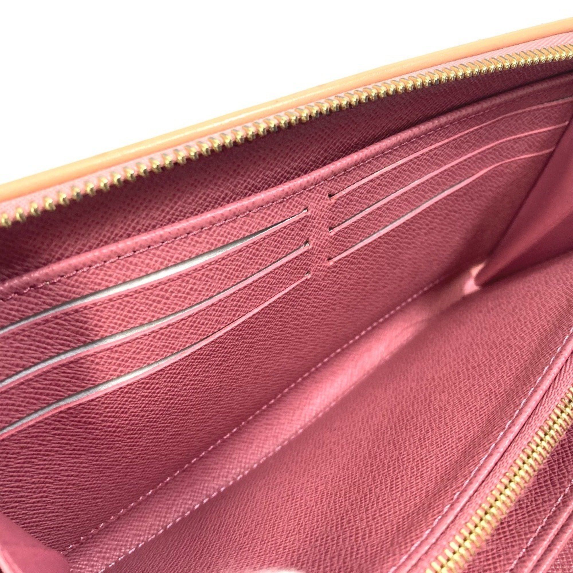 Louis Vuitton LOUIS VUITTON M81182 Monogram Denim Zippy Wallet, Women's, Pink Size ONE SIZE - 11 Thumbnail