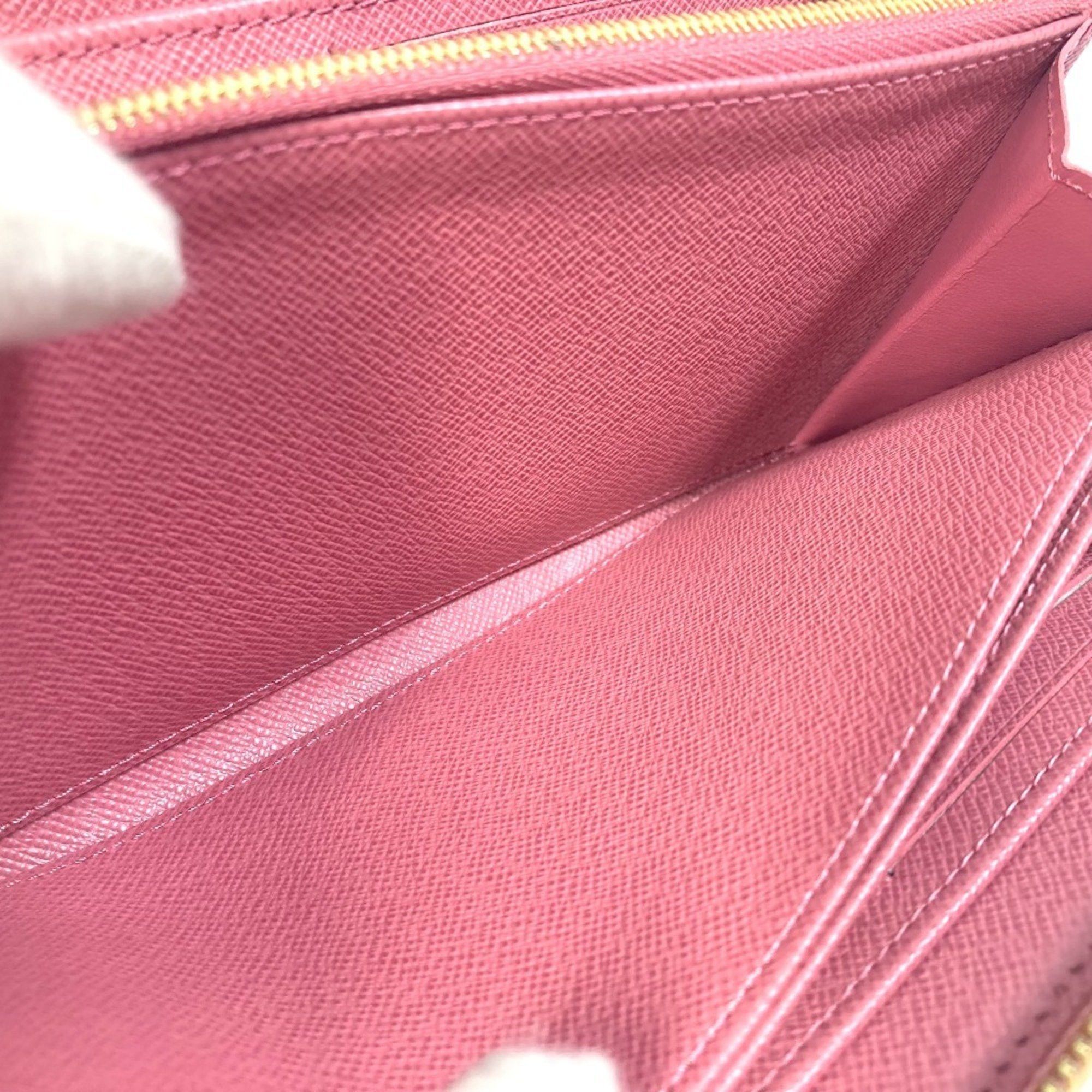 Louis Vuitton LOUIS VUITTON M81182 Monogram Denim Zippy Wallet, Women's, Pink Size ONE SIZE - 13 Thumbnail