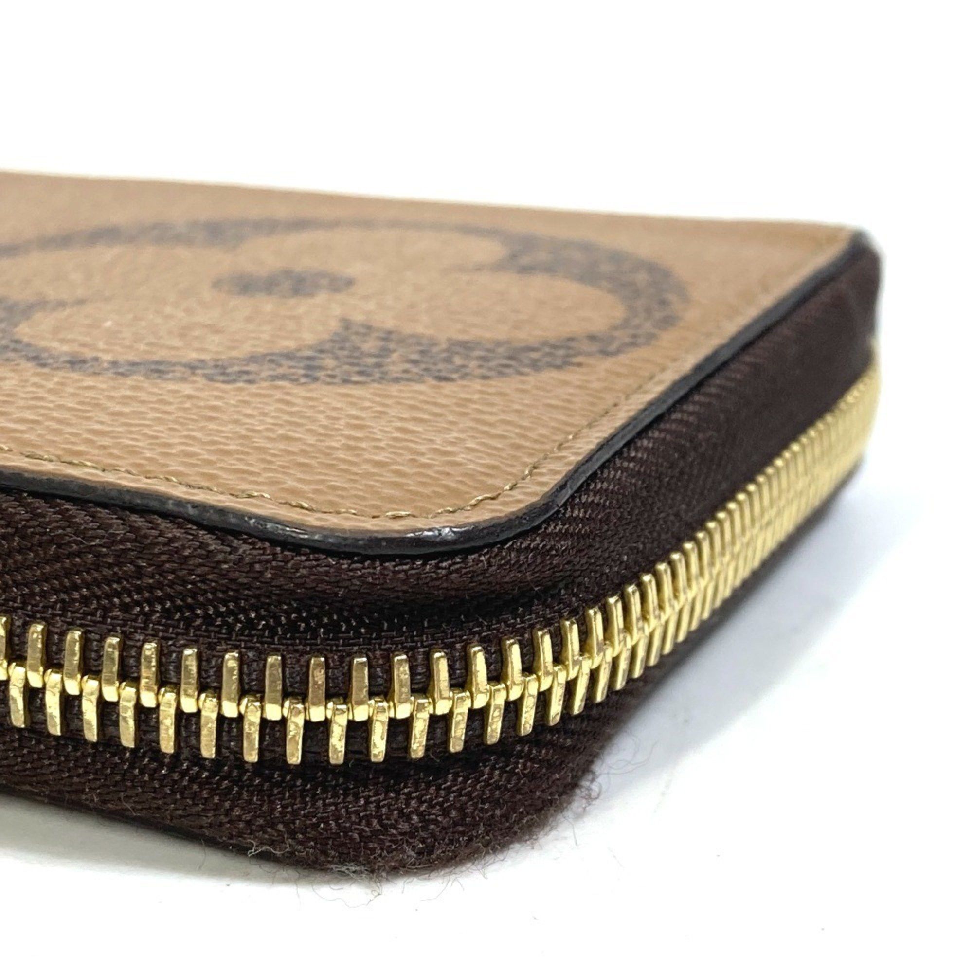 Louis Vuitton LOUIS VUITTON M69353 Monogram Giant Zippy Wallet, Round Zipper Long Canvas, Women's, Brown Size ONE SIZE - 6 Thumbnail