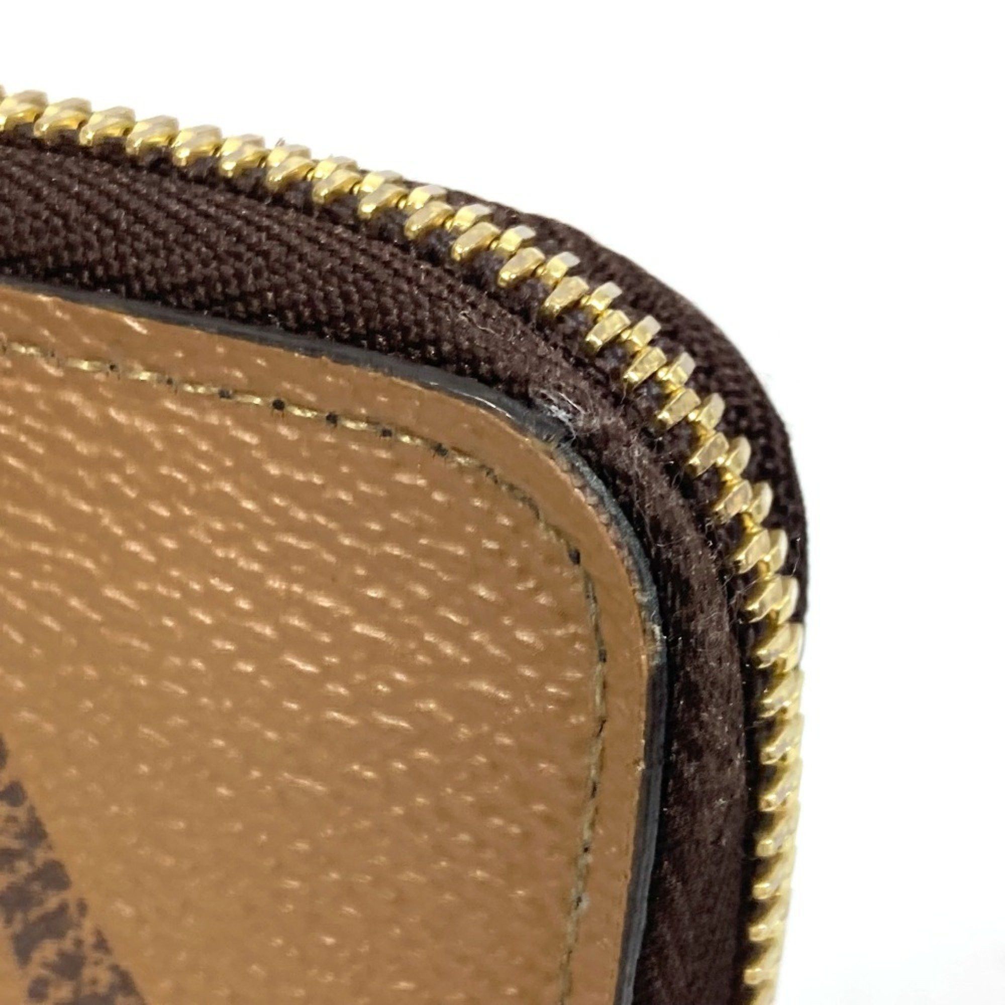 Louis Vuitton LOUIS VUITTON M69353 Monogram Giant Zippy Wallet, Round Zipper Long Canvas, Women's, Brown Size ONE SIZE - 7 Thumbnail