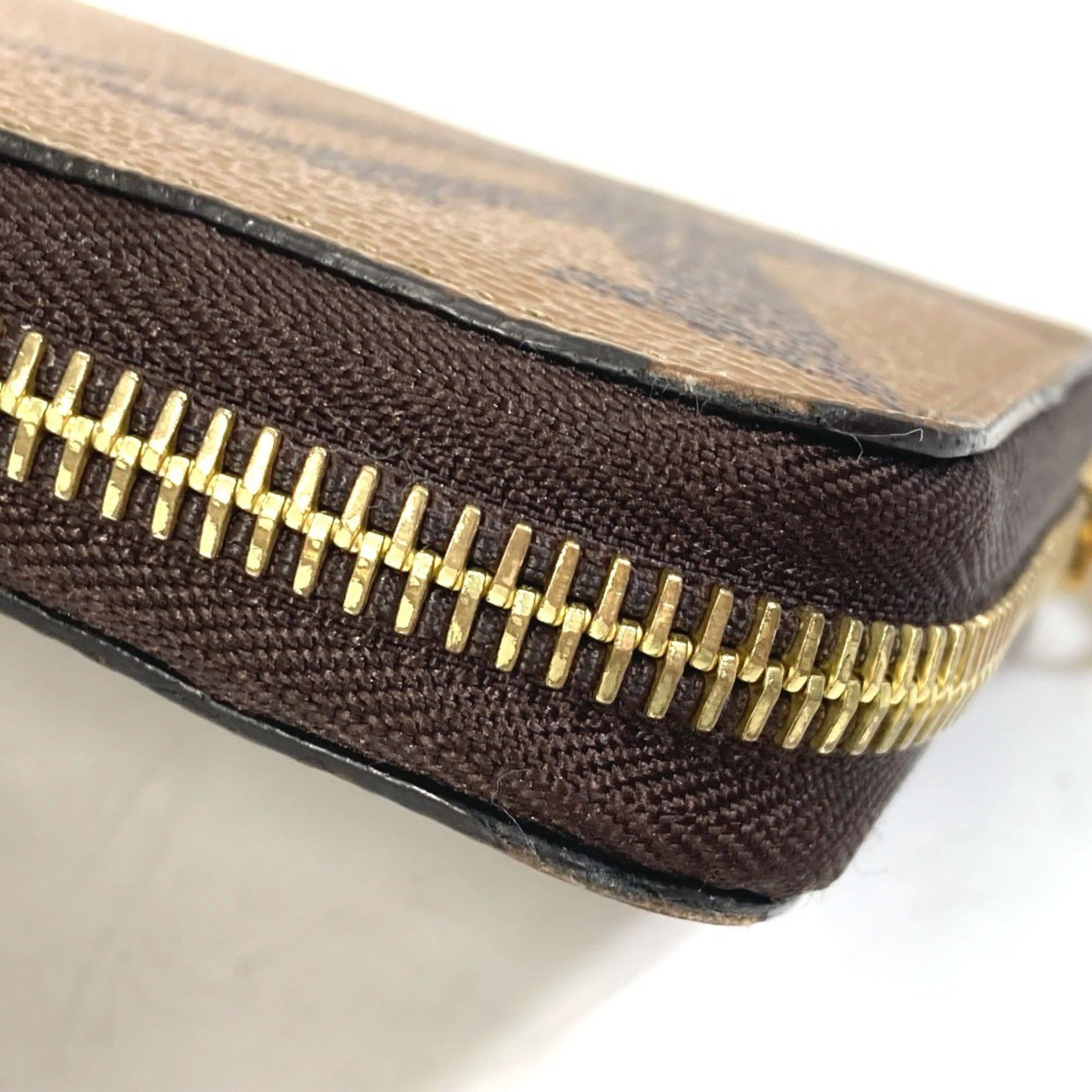 Louis Vuitton LOUIS VUITTON M69353 Monogram Giant Zippy Wallet, Round Zipper Long Canvas, Women's, Brown Size ONE SIZE - 8 Thumbnail