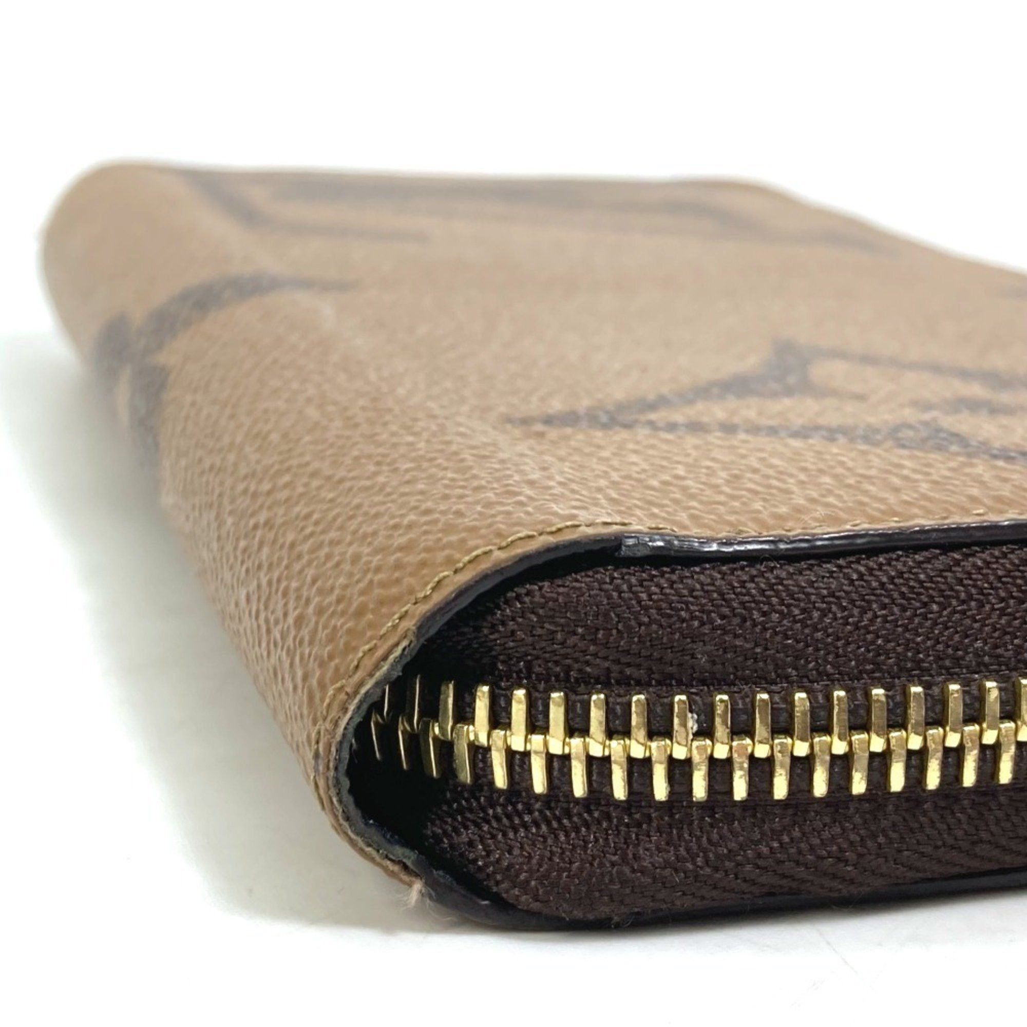 Louis Vuitton LOUIS VUITTON M69353 Monogram Giant Zippy Wallet, Round Zipper Long Canvas, Women's, Brown Size ONE SIZE - 5 Thumbnail