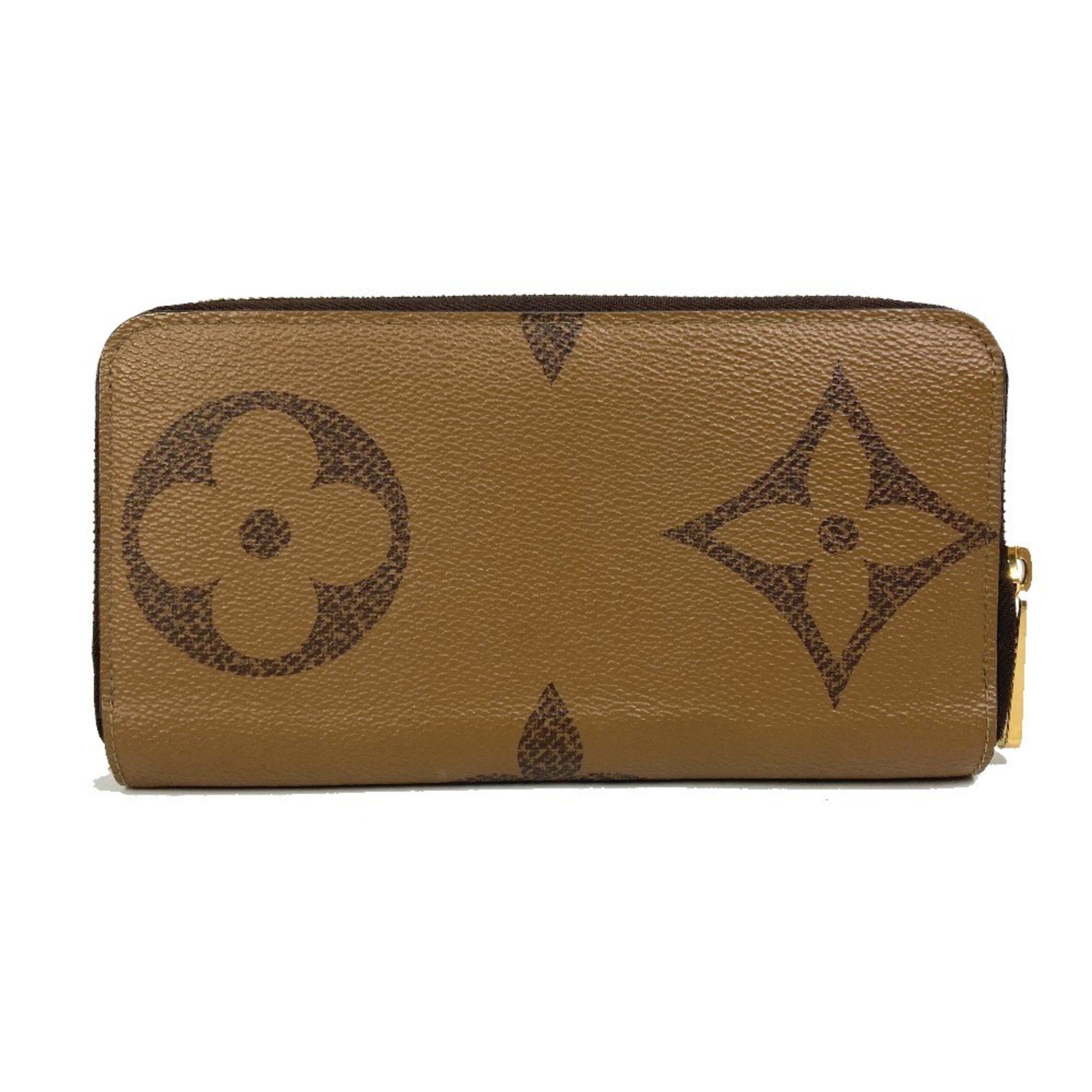 Louis Vuitton LOUIS VUITTON M69353 Monogram Giant Zippy Wallet, Round Zipper Long Canvas, Women's, Brown Size ONE SIZE - 2 Thumbnail