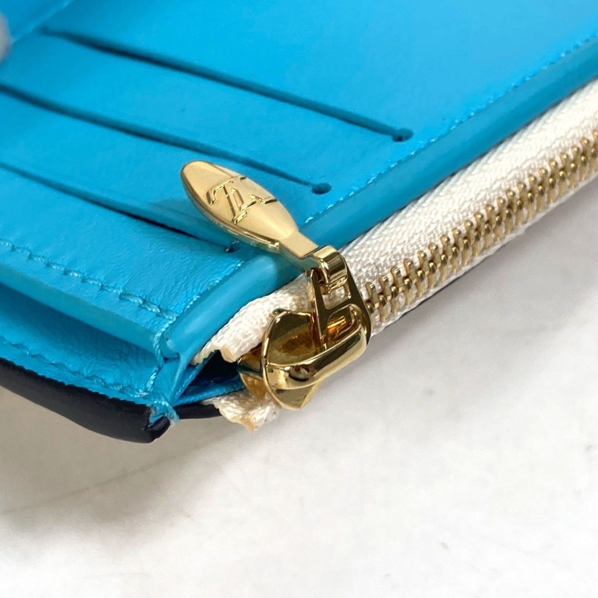 Louis Vuitton LOUIS VUITTON M69176 LV Pont Neuf Compact Tri-fold Wallet, Leather, Women's, Creme White Size ONE SIZE - 9 Thumbnail