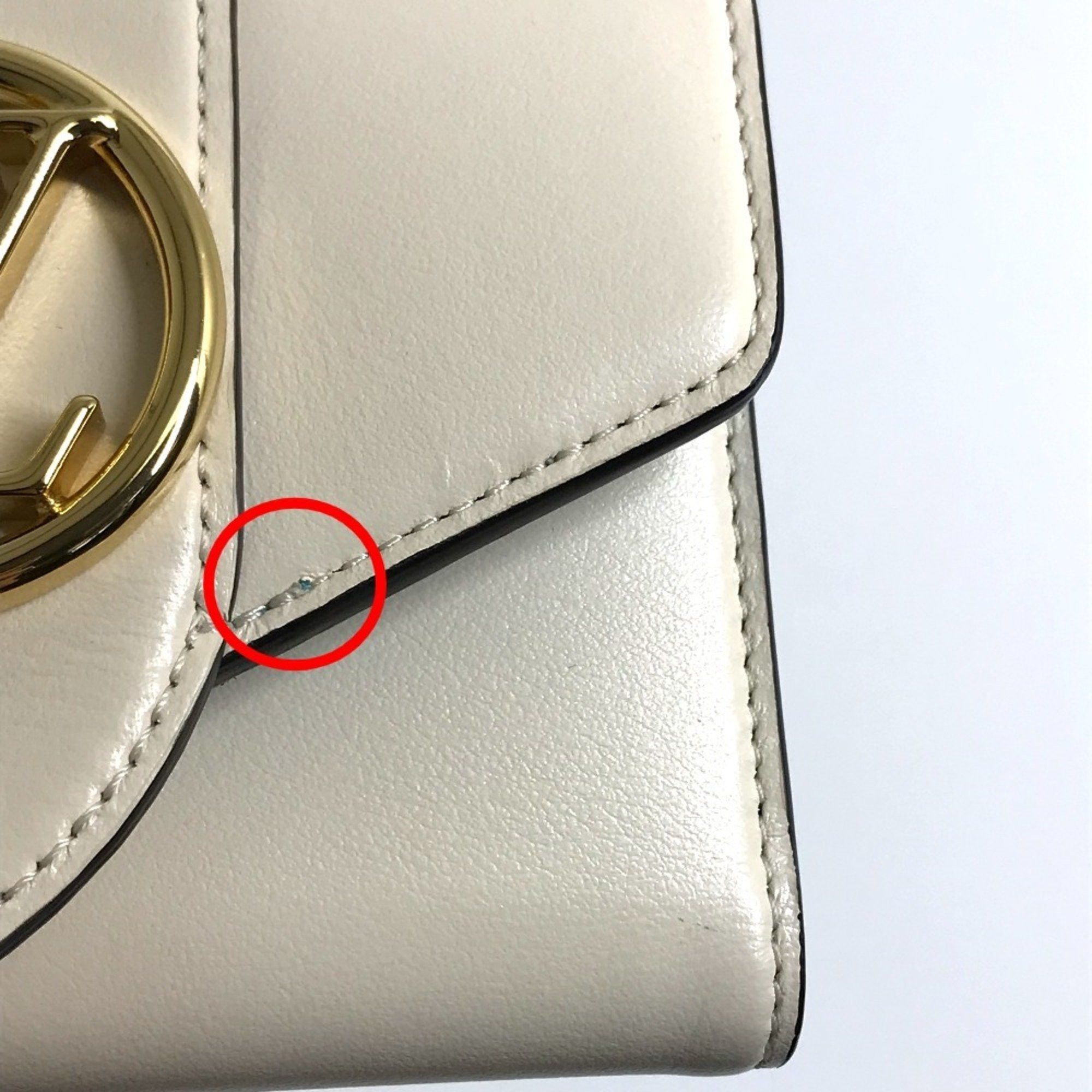 Louis Vuitton LOUIS VUITTON M69176 LV Pont Neuf Compact Tri-fold Wallet, Leather, Women's, Creme White Size ONE SIZE - 15 Thumbnail