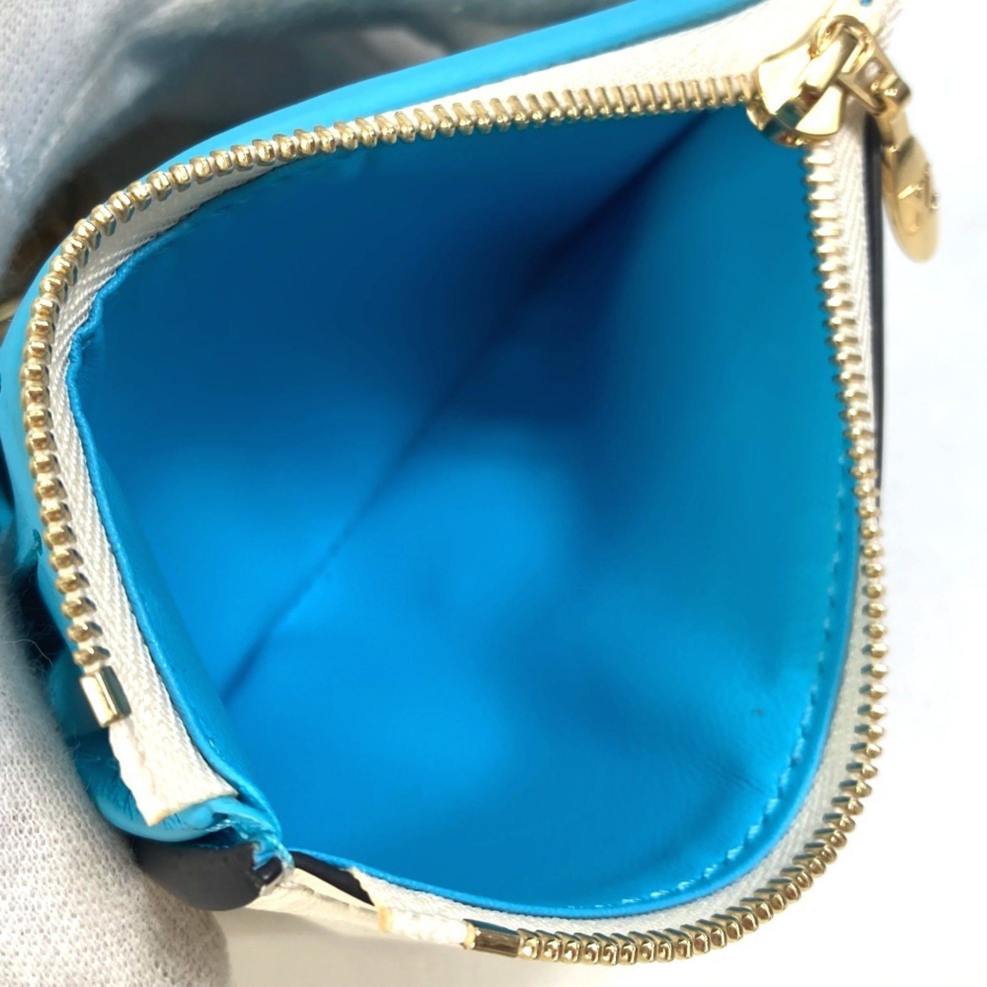 Louis Vuitton LOUIS VUITTON M69176 LV Pont Neuf Compact Tri-fold Wallet, Leather, Women's, Creme White Size ONE SIZE - 10 Thumbnail