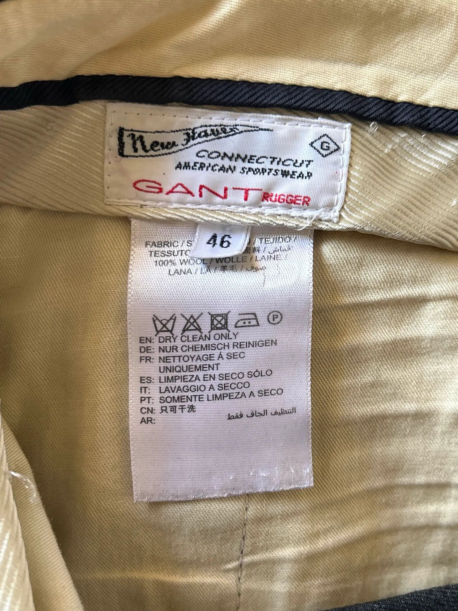Gant Gant Smarty pants Formal Trousers Size 38R - 2 Thumbnail