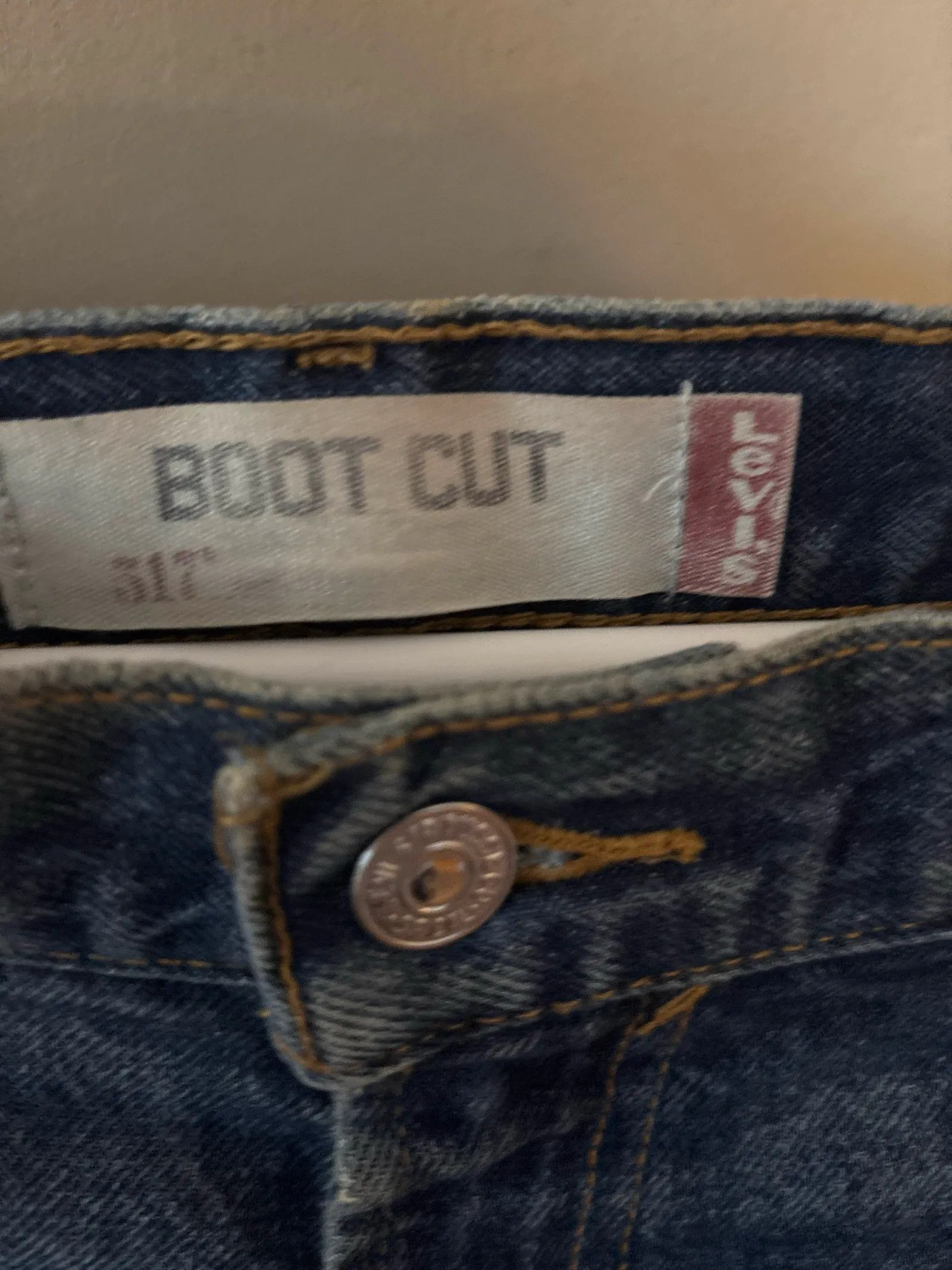 Levi's Levis Boot Cut Jeans Size US 33 - 2 Thumbnail