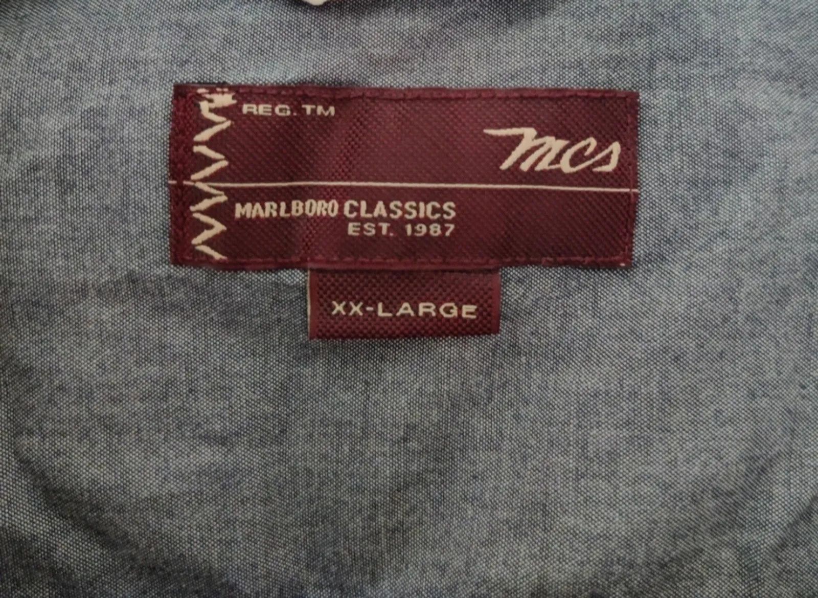 Marlboro Classics Marlboro classics Shirt Size US XXL / EU 58 / 5 - 2 Thumbnail
