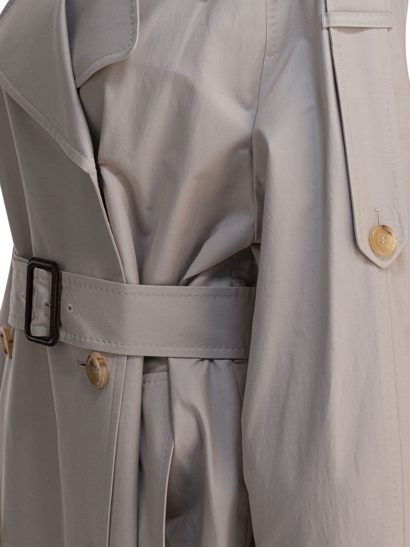 Max Mara Double-Breasted Cotton Twill Trench Coat Size S / US 4 / IT 40 - 4 Thumbnail