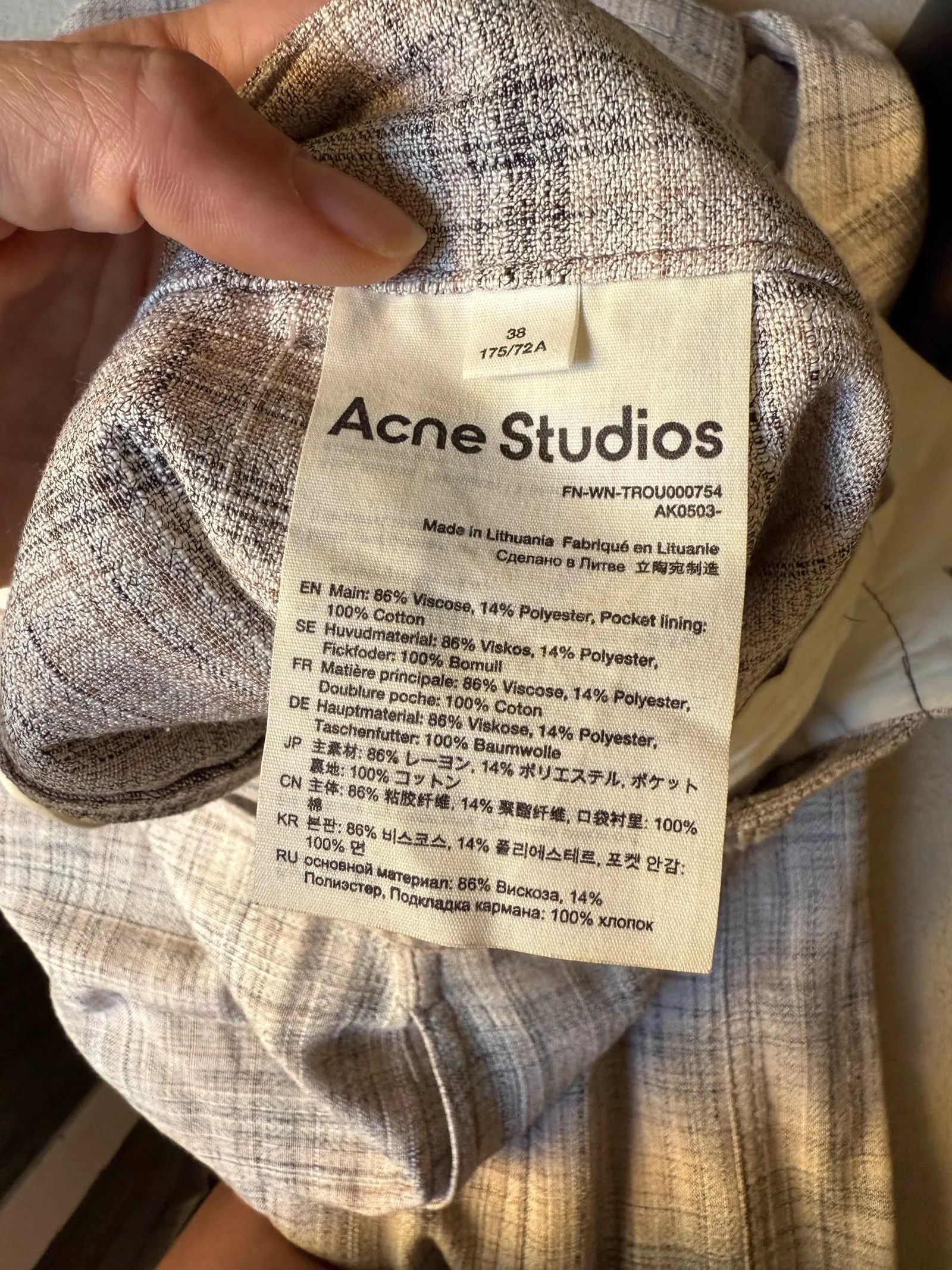 Acne Studios Acne Studios Pants Size 27" / US 4 / IT 40 - 3 Thumbnail