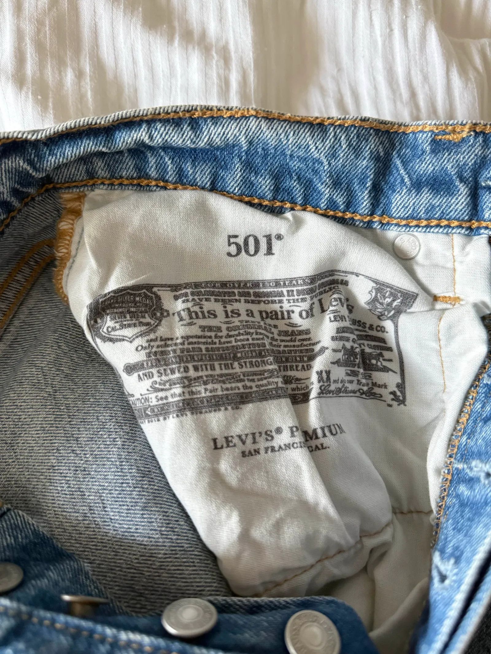 Levi's Levi's Levi’s 501 original jeans Jeans Size 26" / US 2 / IT 38 - 6 Thumbnail