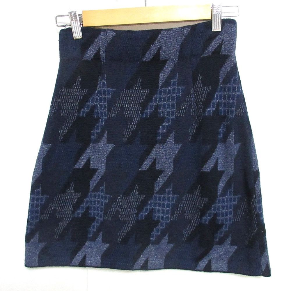 Other Other Mame Kurogouchi Houndstooth Knitted Skirt Others Skirts MM23PS-KN725 DUTY FREE for USA Size ONE SIZE - 2 Thumbnail