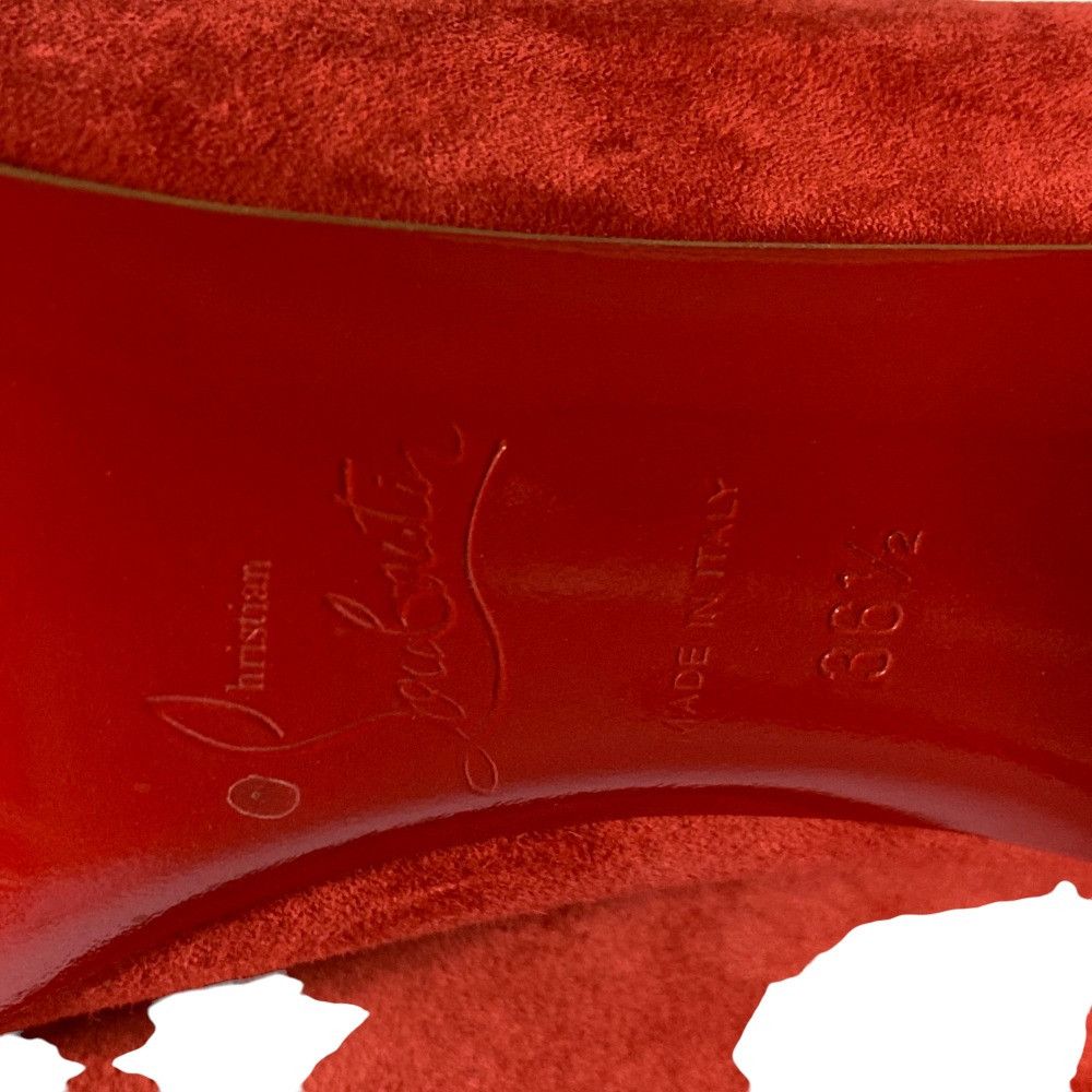 Christian Louboutin Christian Louboutin Christian Louboutin Pointed Toe Suede Pumps Suede Shoes Size ONE SIZE - 7 Thumbnail