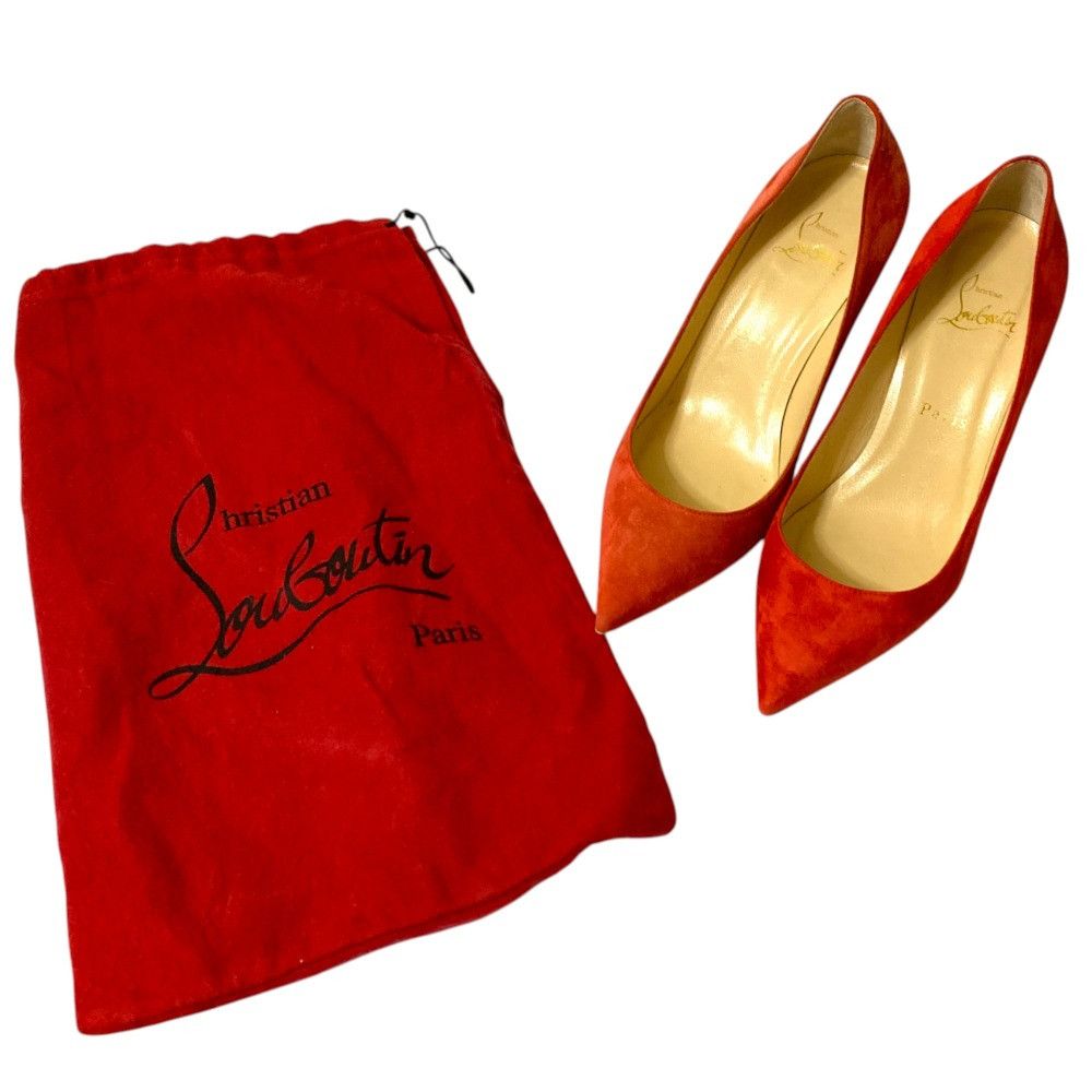 Christian Louboutin Christian Louboutin Christian Louboutin Pointed Toe Suede Pumps Suede Shoes Size ONE SIZE - 9 Thumbnail