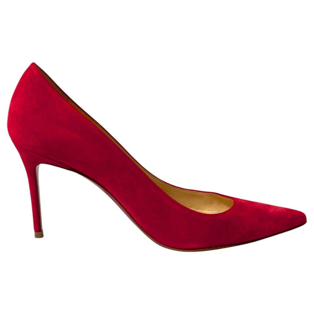Christian Louboutin Christian Louboutin Christian Louboutin Pointed Toe Suede Pumps Suede Shoes Size ONE SIZE - 4 Thumbnail