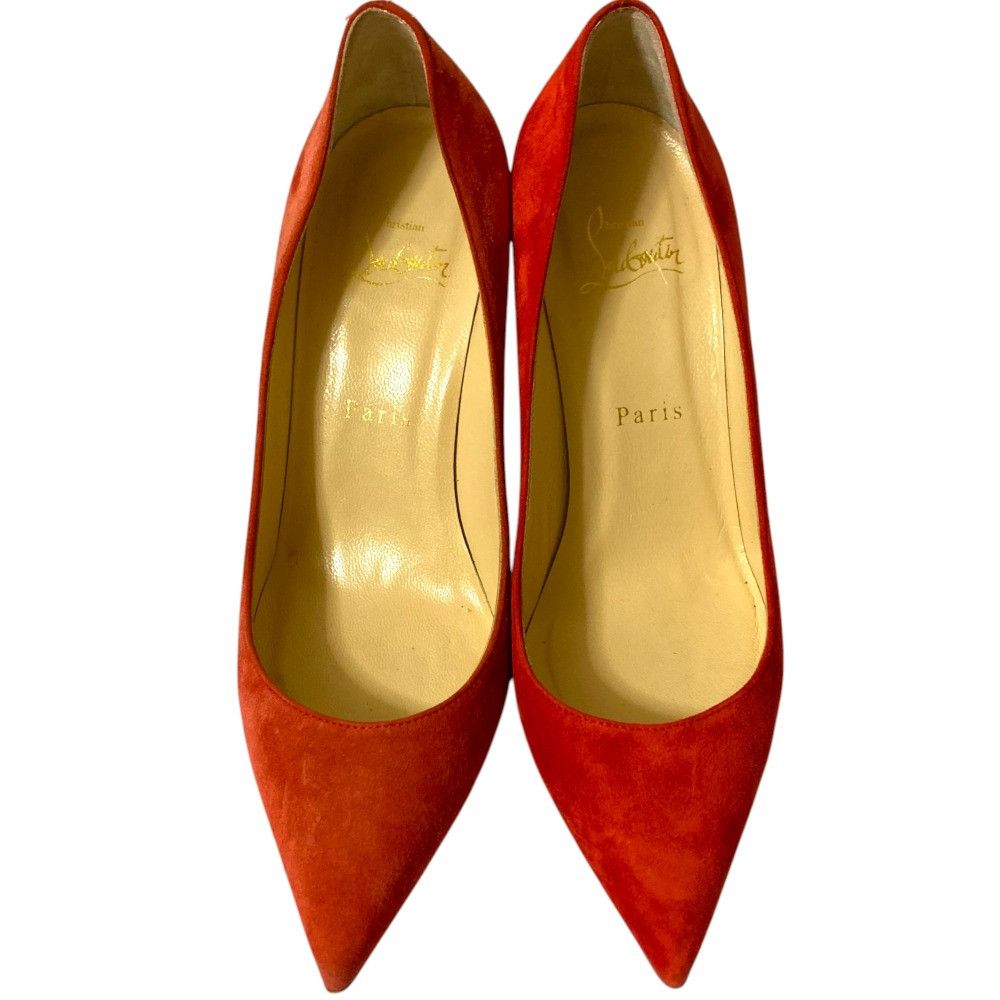 Christian Louboutin Christian Louboutin Christian Louboutin Pointed Toe Suede Pumps Suede Shoes Size ONE SIZE - 2 Thumbnail