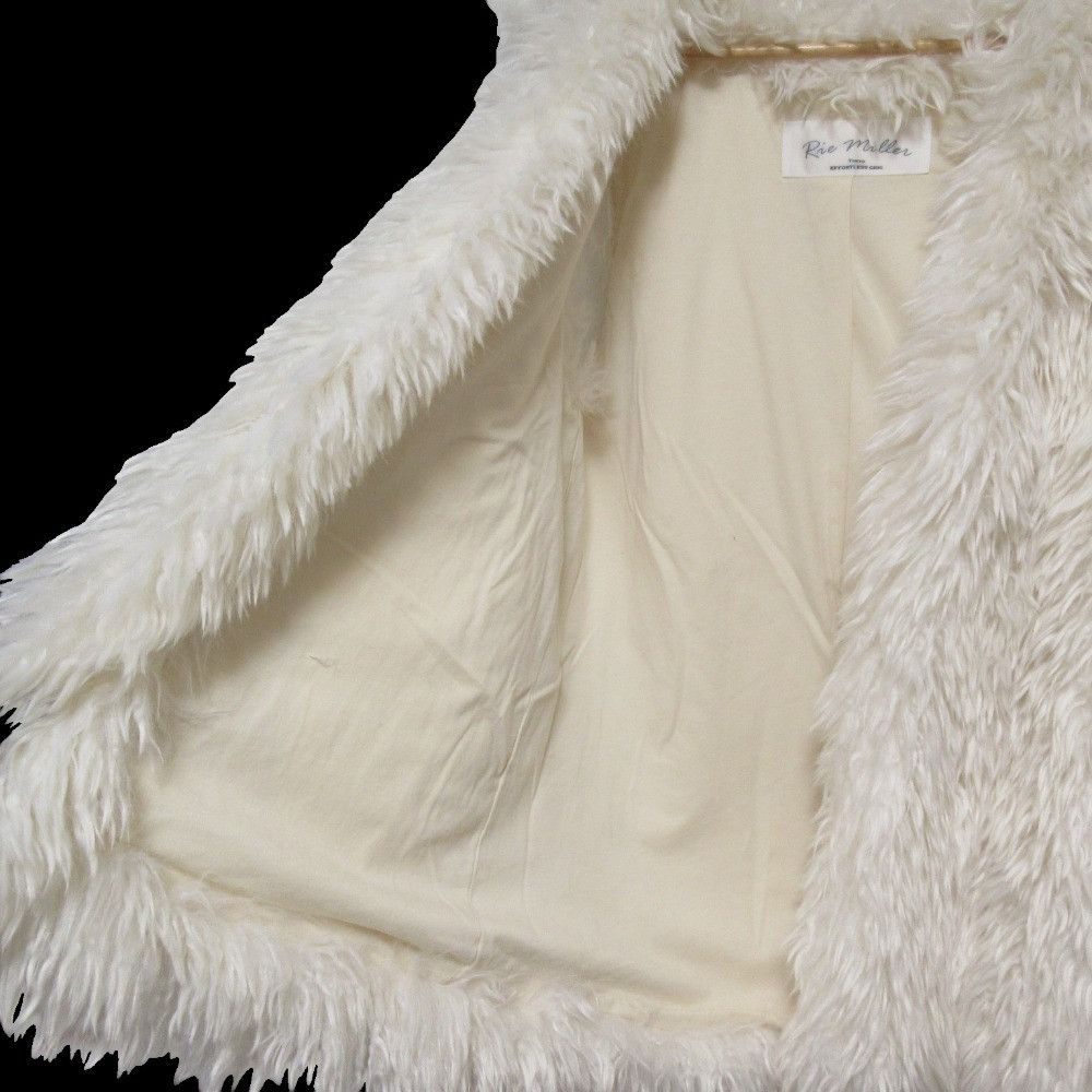 Other Other Rie Miller Tibetan Lamb Style Eco Fur Vest Others Outerwear 1-0037-6-04-001 DUTY FREE for USA Size ONE SIZE - 4 Thumbnail