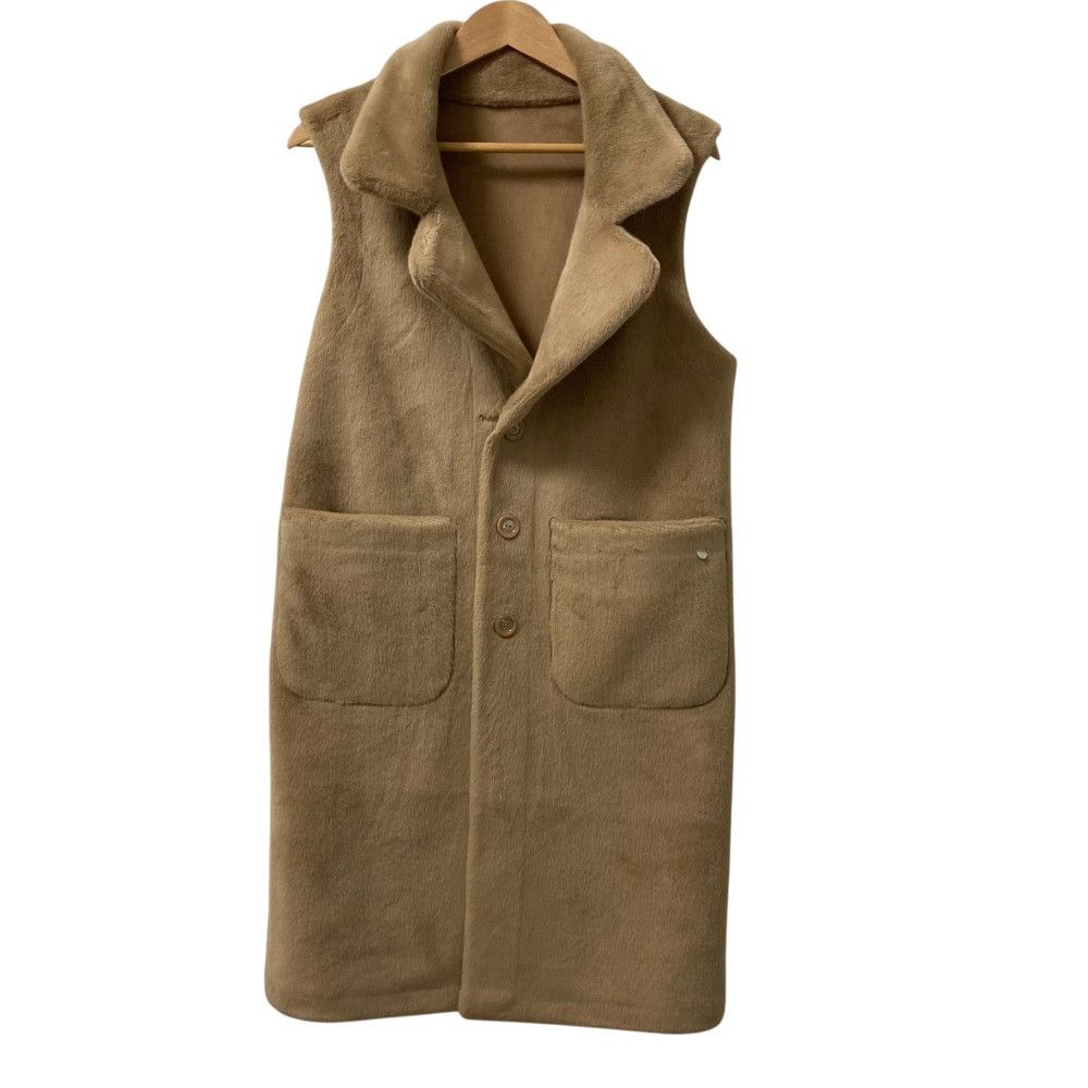 Other Other Rinascimento Reversible Faux Fur Long Gilet Others Outerwear DUTY FREE for USA Size ONE SIZE - 3 Thumbnail