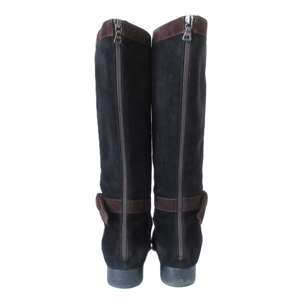 Prada Prada Prada Ribbon Suede Long Boots Suede Shoes DUTY FREE for USA Size ONE SIZE - 6 Thumbnail