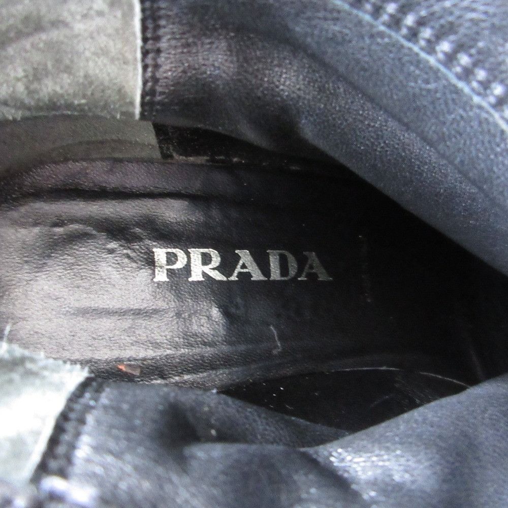 Prada Prada Prada Ribbon Suede Long Boots Suede Shoes DUTY FREE for USA Size ONE SIZE - 5 Thumbnail