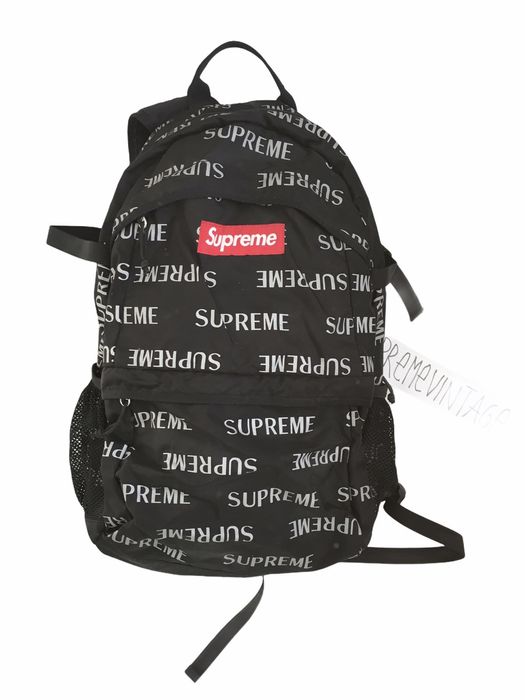 Supreme 3m reflective repeat best sale backpack white