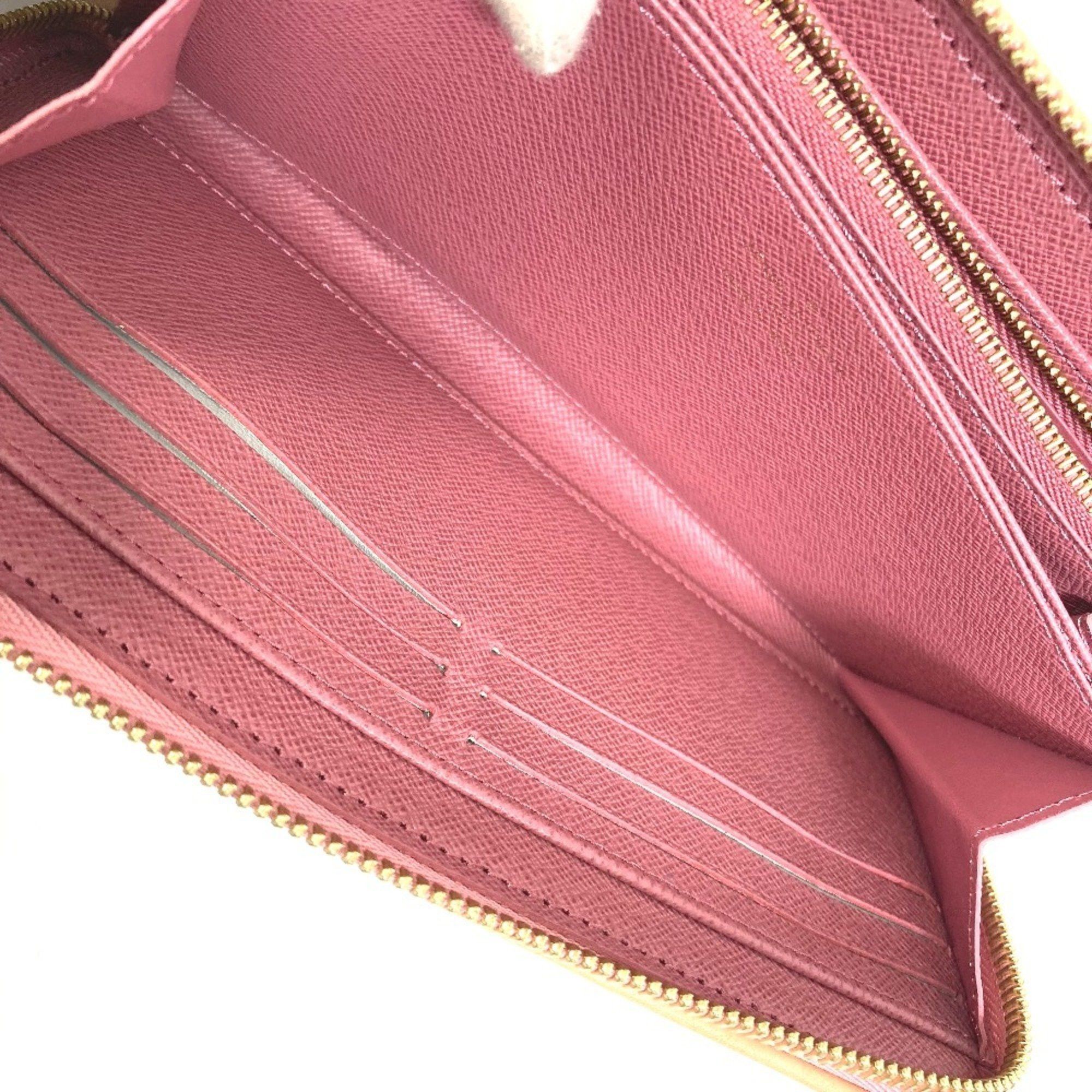 Louis Vuitton LOUIS VUITTON M81182 Monogram Denim Zippy Wallet, Round Zipper Long Denim, Women's, Pink Size ONE SIZE - 7 Thumbnail