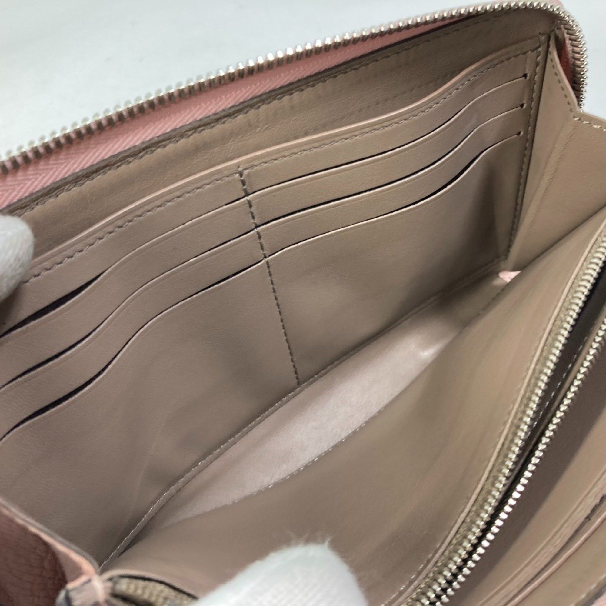 Louis Vuitton LOUIS VUITTON M63103 Portefeuille Comete L-shaped zipper long wallet in Taurillon leather, women's, pink Size ONE SIZE - 9 Thumbnail