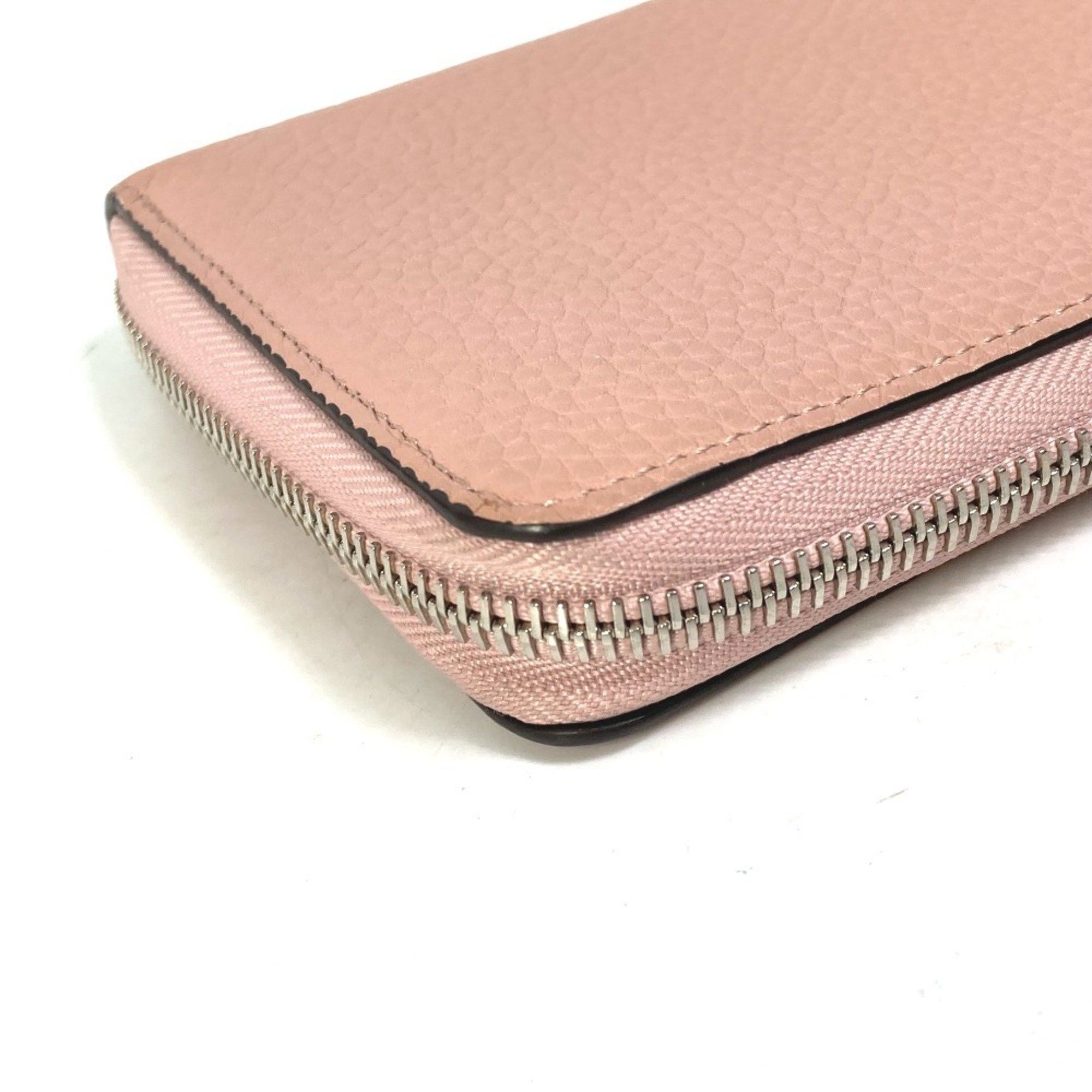 Louis Vuitton LOUIS VUITTON M63103 Portefeuille Comete L-shaped zipper long wallet in Taurillon leather, women's, pink Size ONE SIZE - 4 Thumbnail
