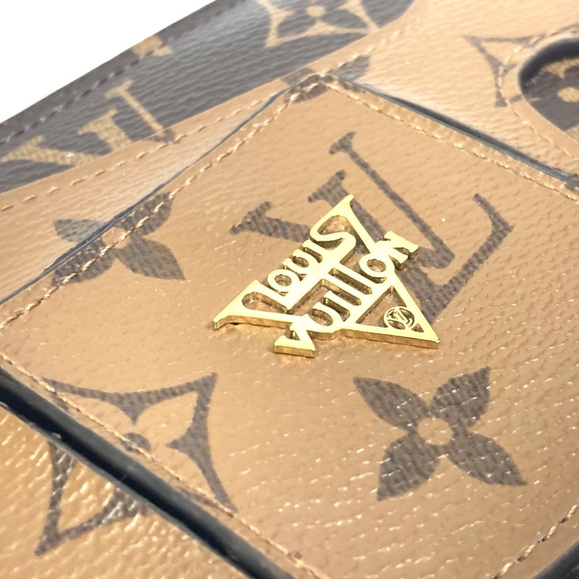 Louis Vuitton LOUIS VUITTON M68796 Monogram Reverse Zippy Wallet Shady Long in Canvas, Brown, Women's Size ONE SIZE - 5 Thumbnail