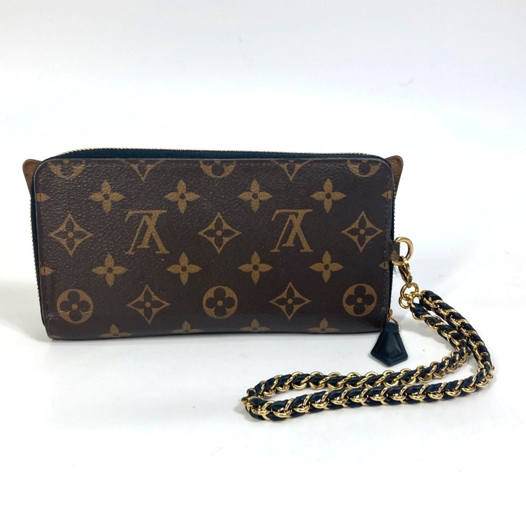 Louis Vuitton LOUIS VUITTON M68796 Monogram Reverse Zippy Wallet Shady Long in Canvas, Brown, Women's Size ONE SIZE - 2 Thumbnail