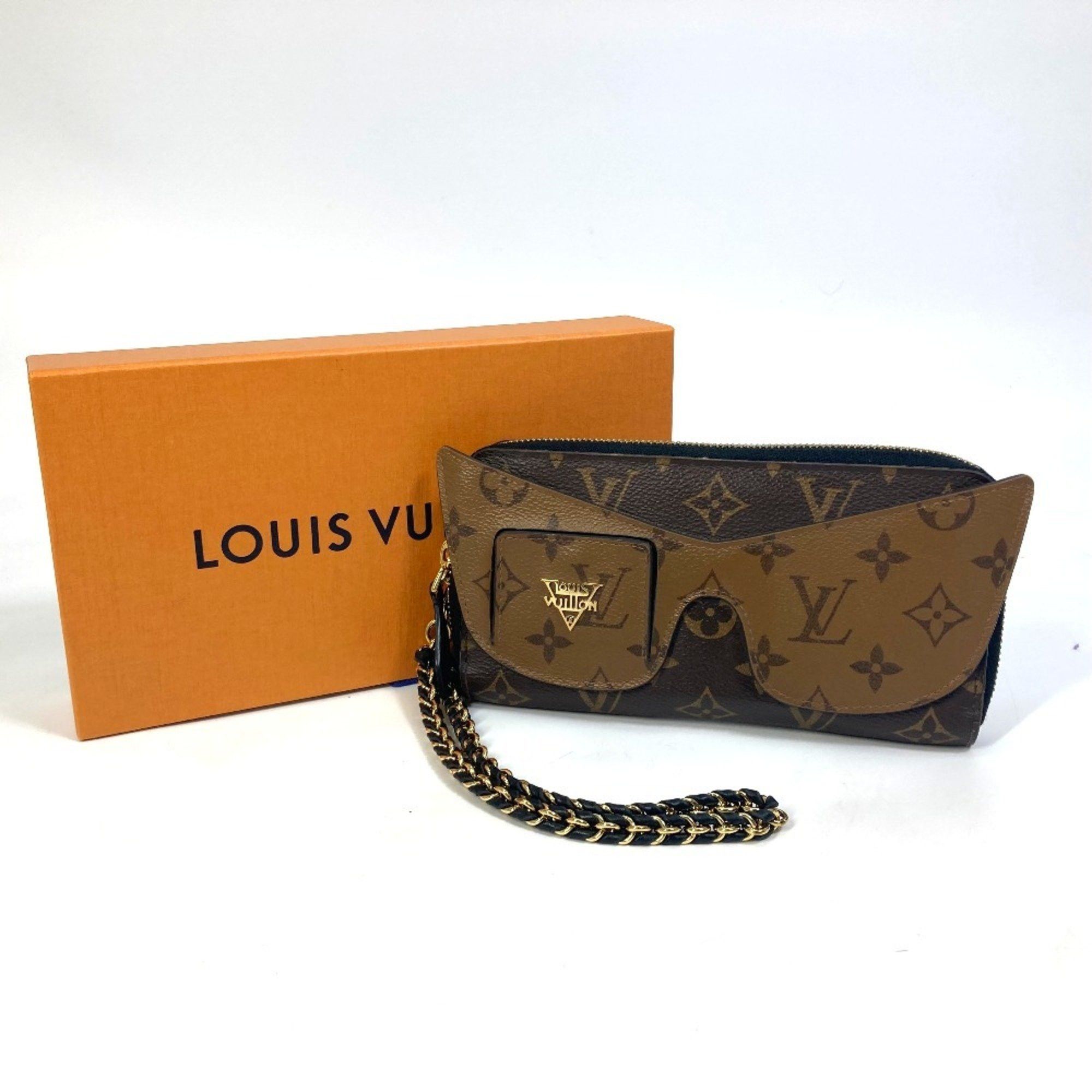 Louis Vuitton LOUIS VUITTON M68796 Monogram Reverse Zippy Wallet Shady Long in Canvas, Brown, Women's Size ONE SIZE - 16 Thumbnail