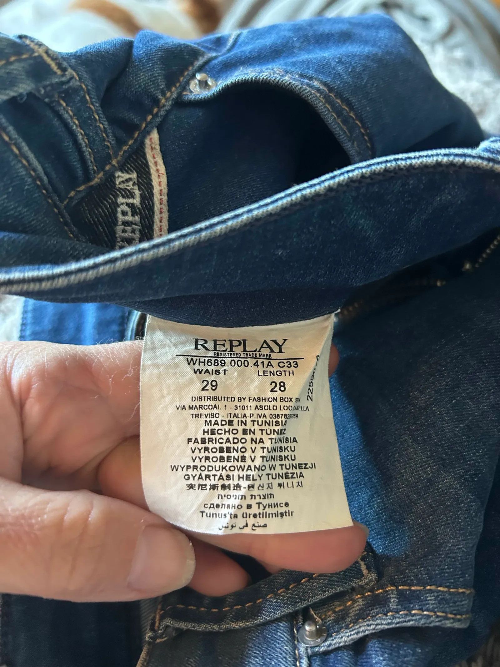 Replay Replay Replay Jeans Size 29" - 3 Thumbnail