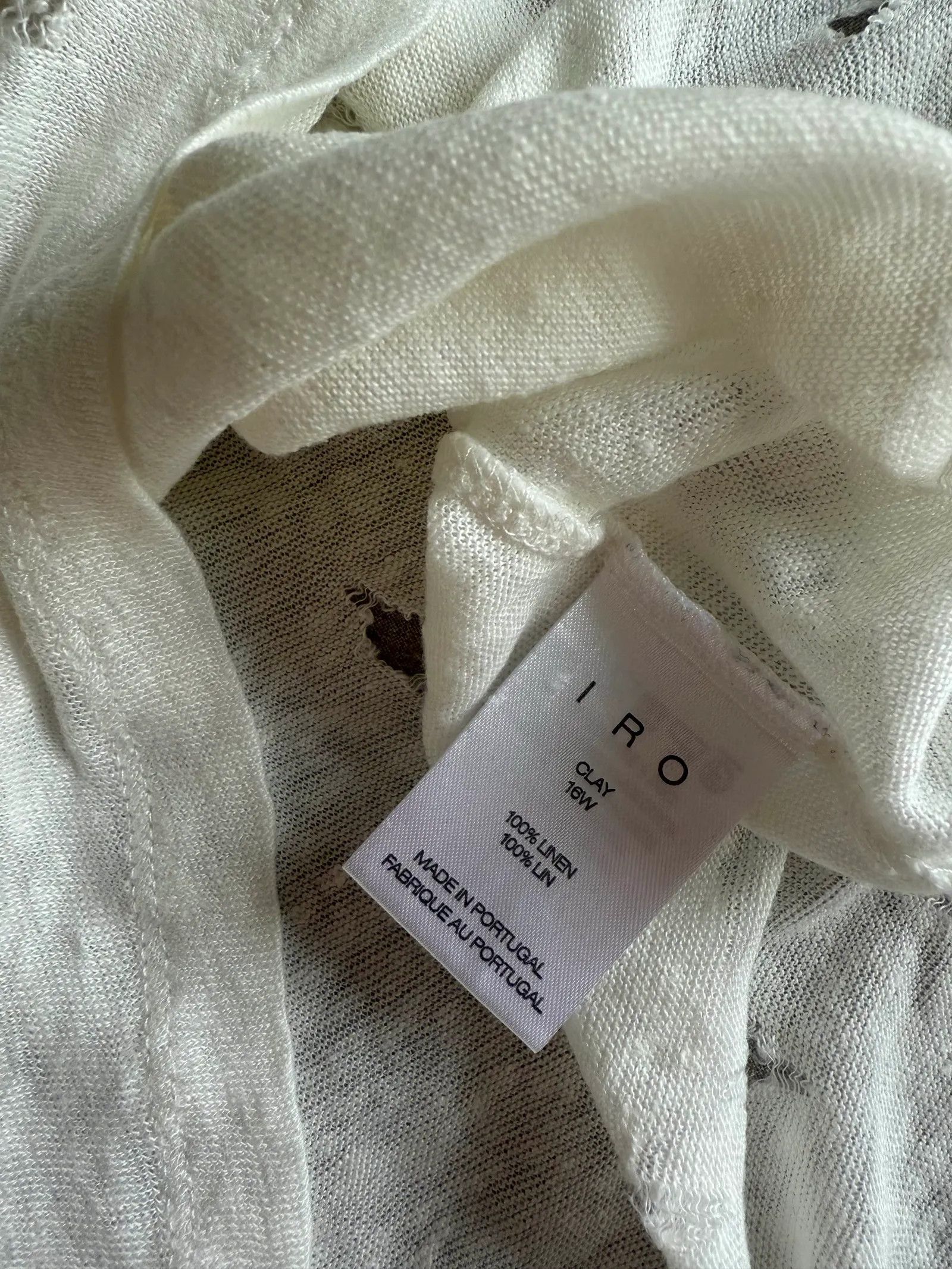 Iro IRO Clay tee Short Sleeve T-shirt Size S / US 4 / IT 40 - 4 Thumbnail
