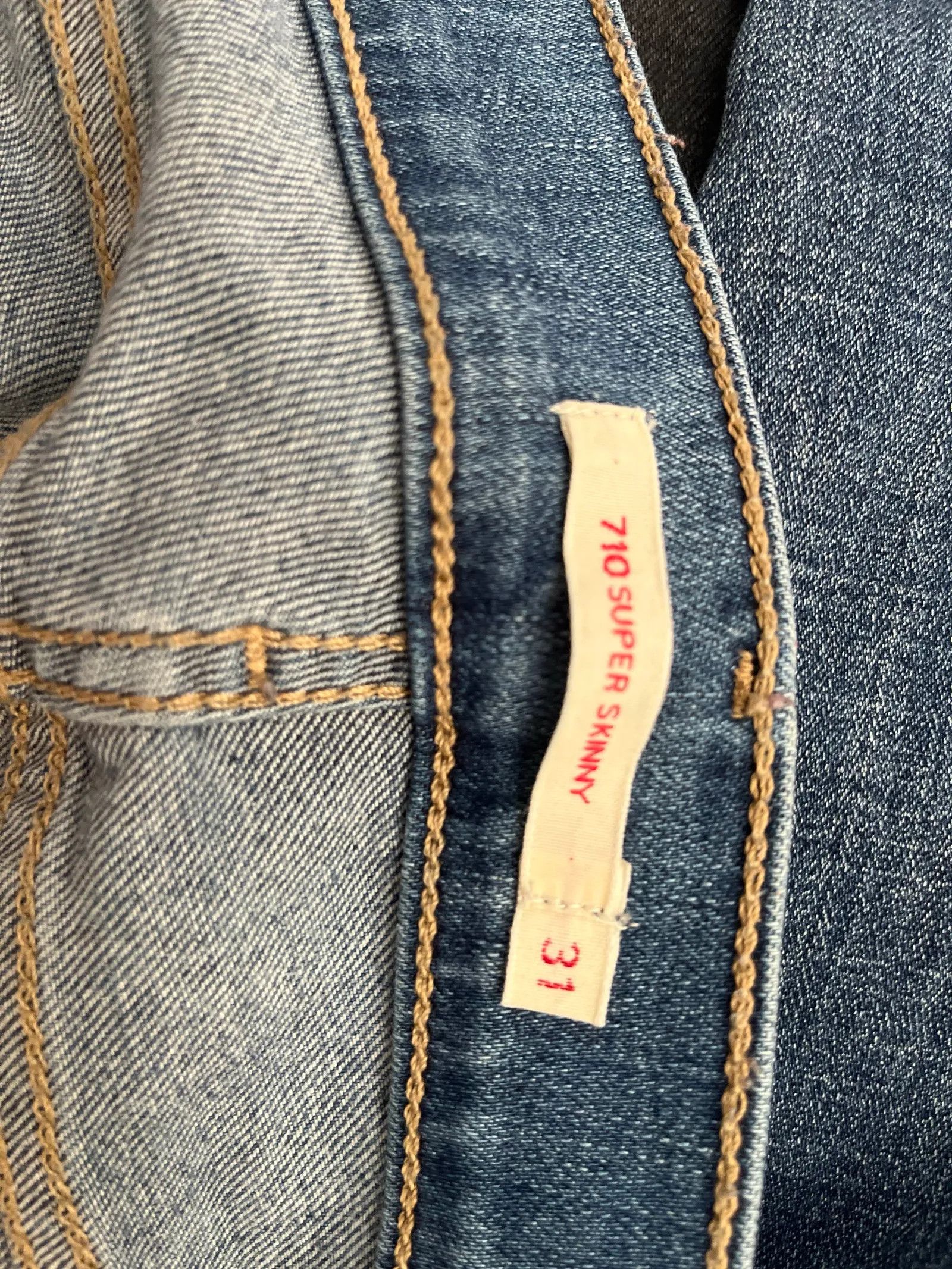 Levi's Levi's 710 Super skinny Jeans Size 31" - 4 Thumbnail