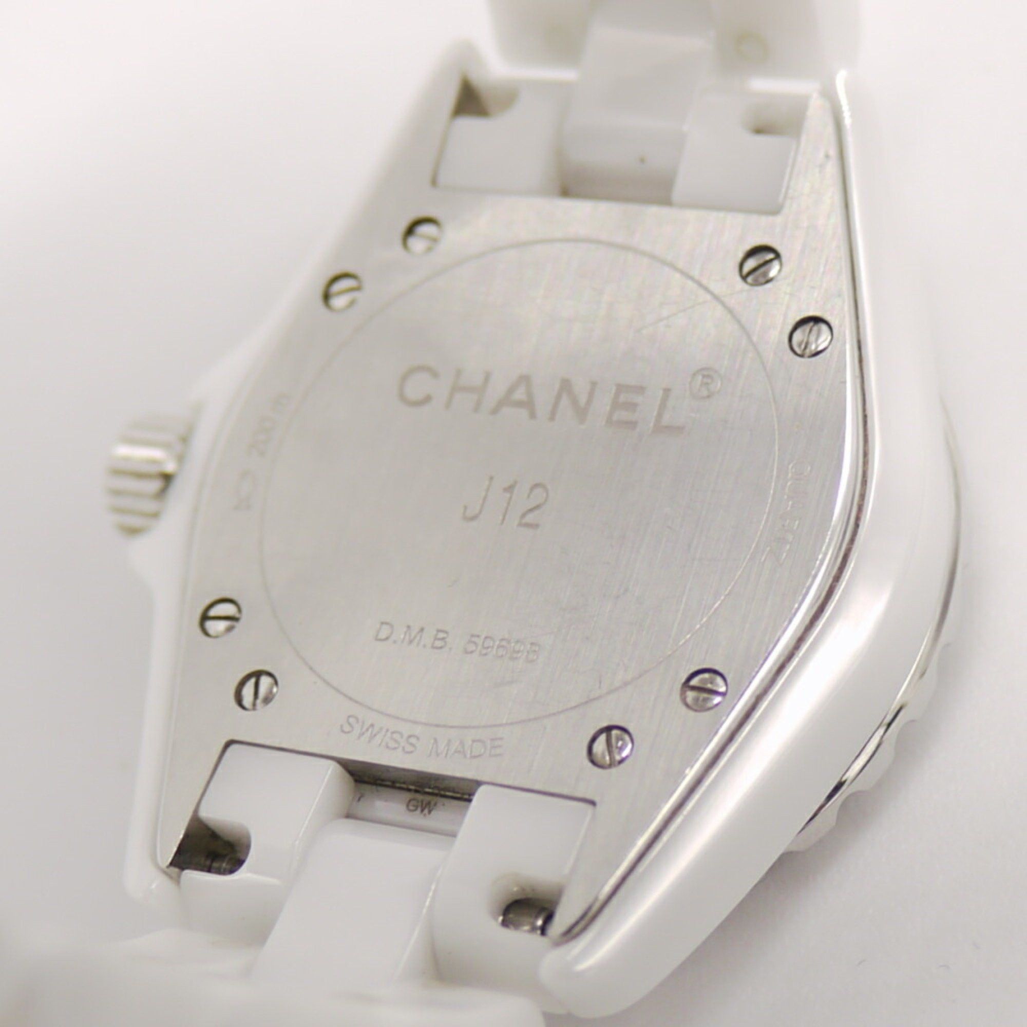 Chanel CHANEL J12 White Ceramic Quartz Watch with Dial H0968 Size ONE SIZE - 6 Thumbnail