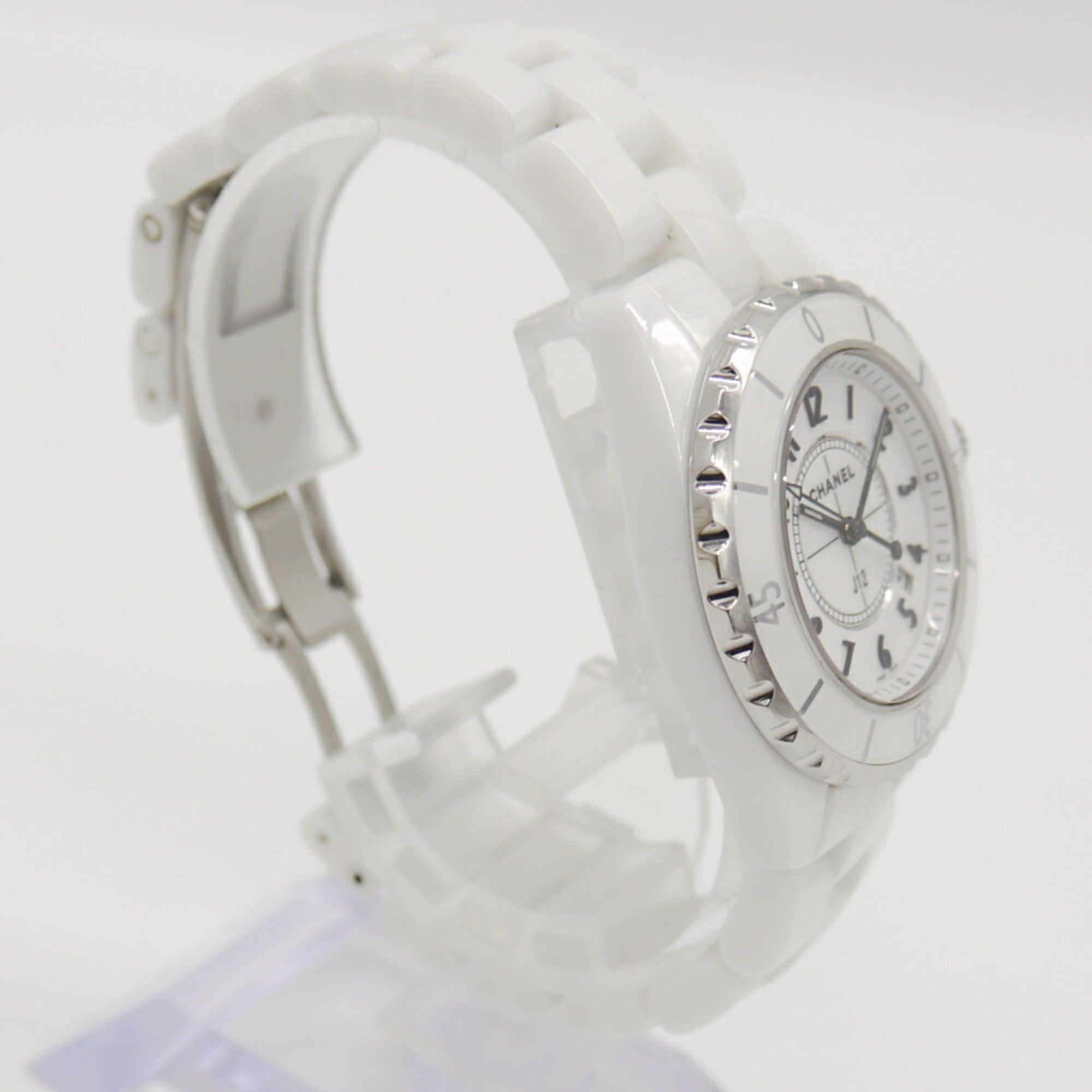 Chanel CHANEL J12 White Ceramic Quartz Watch with Dial H0968 Size ONE SIZE - 3 Thumbnail
